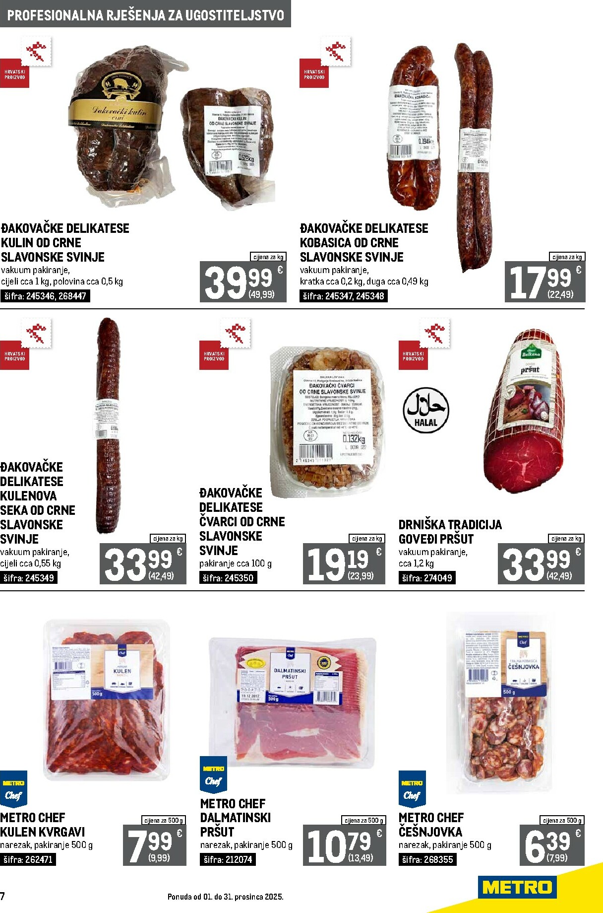 metro - Prelistajte katalog Metro - Profesionalna rješenja za ugostiteljstvo, vrijedi od 01.12. do 31.12. - page: 7