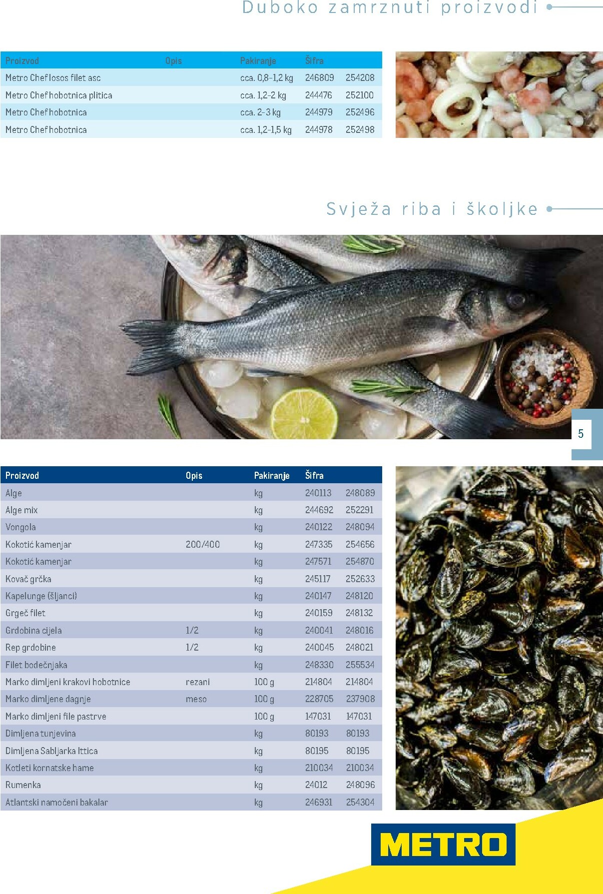 metro - Prelistajte katalog Metro - Poslovna rješenja - Morski obrok, vrijedi od 01.12. do 31.05. - page: 5