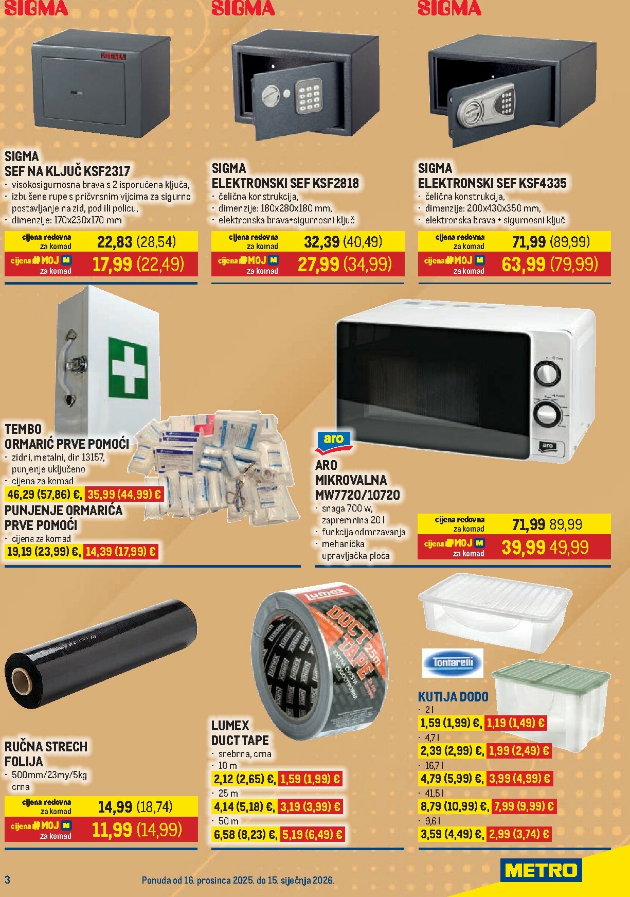 metro - Prelistajte katalog Metro - Sve za ured, vrijedi od 16.12. do 15.01. - page: 3