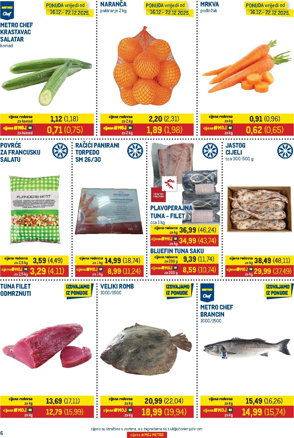 metro - Prelistajte katalog Metro - Prehrana i neprehrana, vrijedi od 16.12. do 31.12. - page: 6