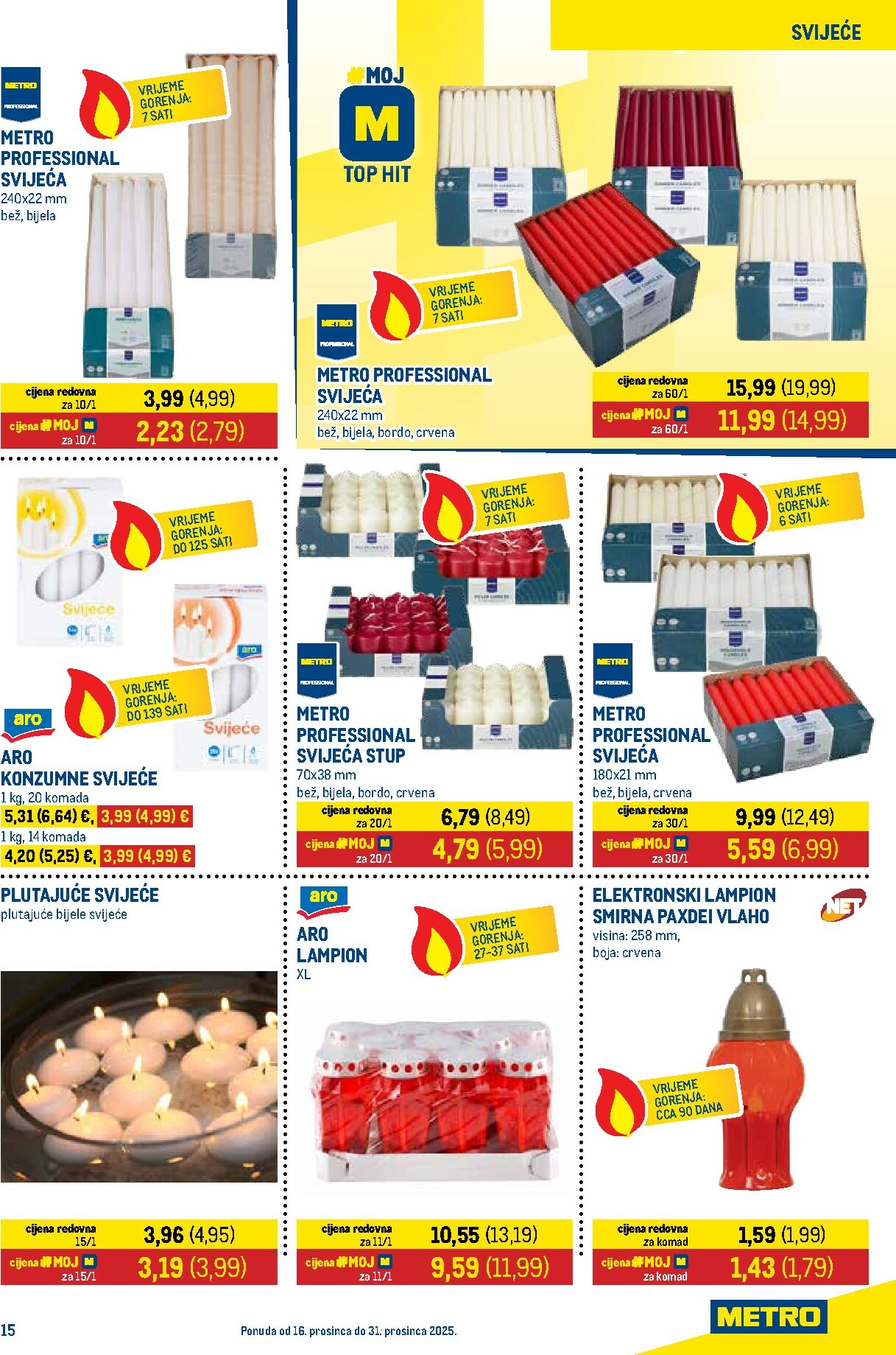 metro - Prelistajte katalog Metro - Prehrana i neprehrana, vrijedi od 16.12. do 31.12. - page: 15