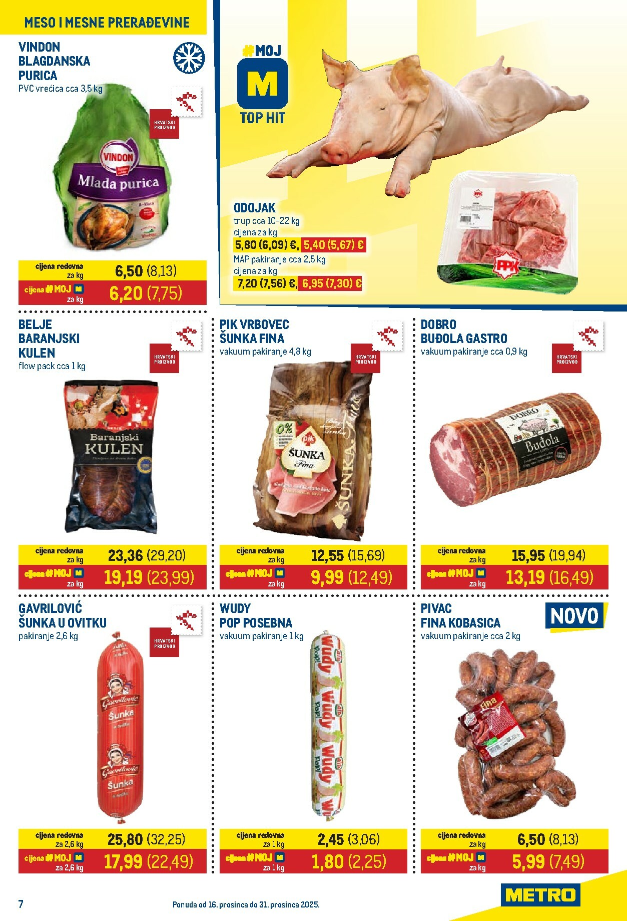 metro - Prelistajte katalog Metro - Prehrana i neprehrana, vrijedi od 16.12. do 31.12. - page: 7