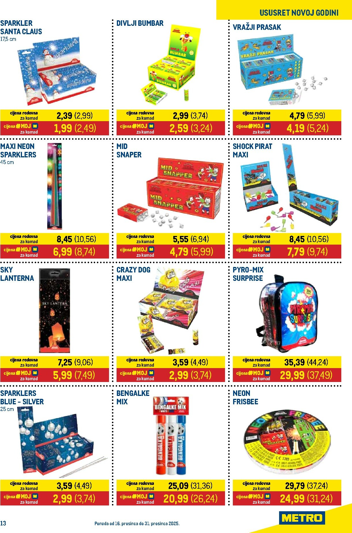 metro - Prelistajte katalog Metro - Prehrana i neprehrana, vrijedi od 16.12. do 31.12. - page: 13