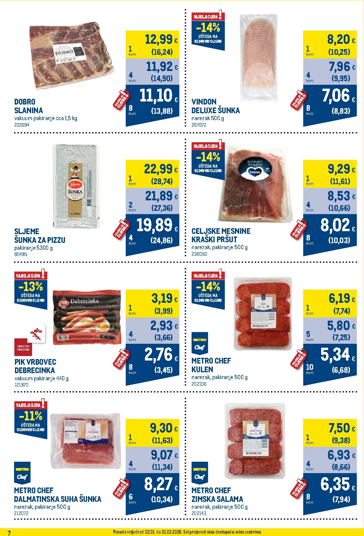 metro - Prelistajte katalog Metro - Profi cijena, vrijedi od 02.01. do 01.02. - page: 7