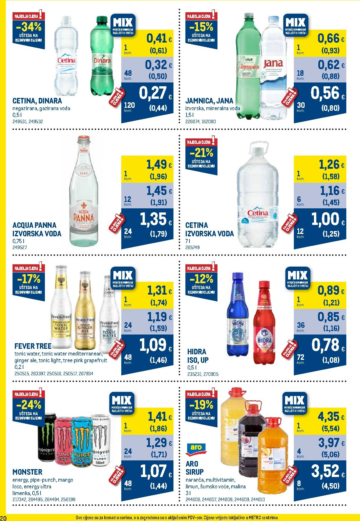 metro - Prelistajte katalog Metro - Profi cijena, vrijedi od 02.01. do 01.02. - page: 20