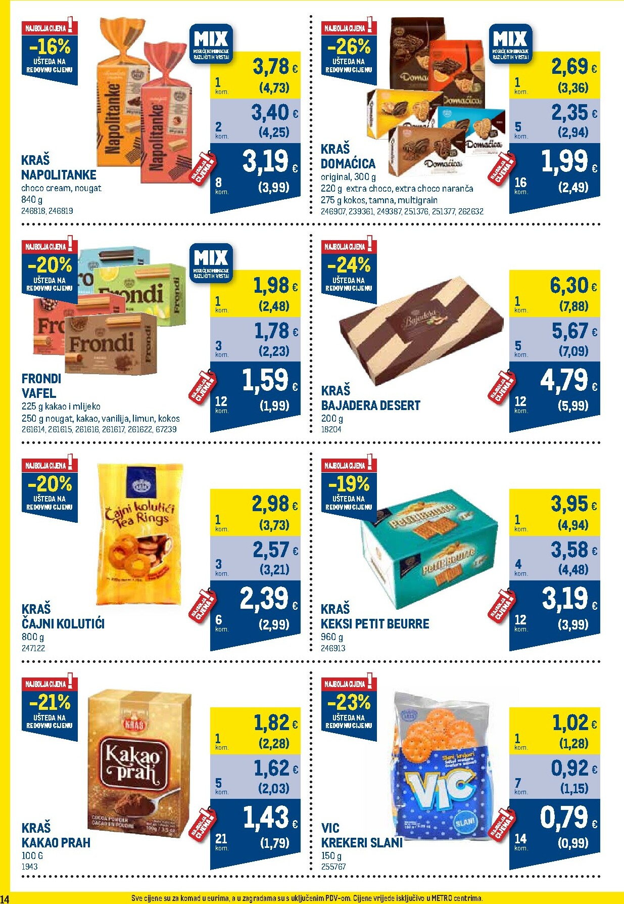 metro - Prelistajte katalog Metro - Profi cijena, vrijedi od 02.01. do 01.02. - page: 14