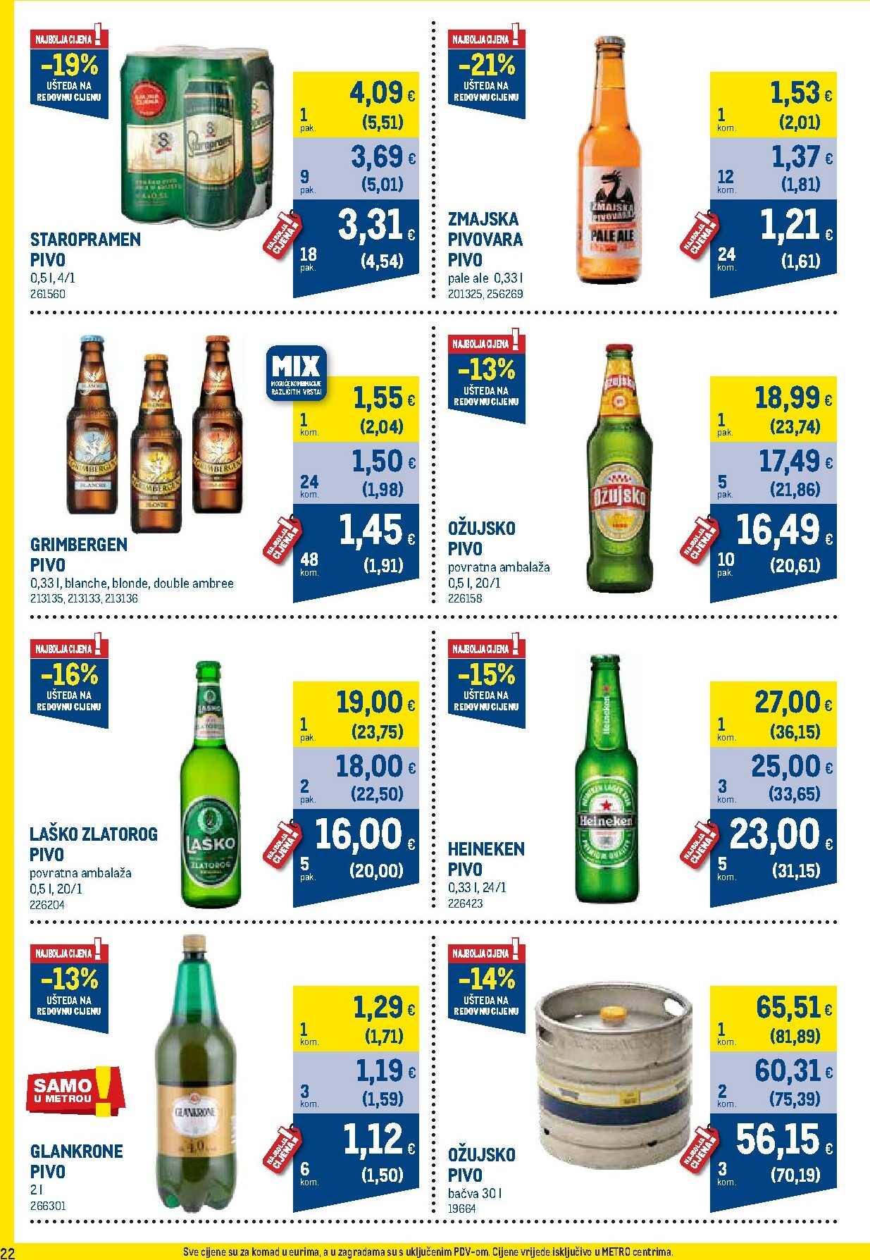 metro - Prelistajte katalog Metro - Profi cijena, vrijedi od 02.01. do 01.02. - page: 22