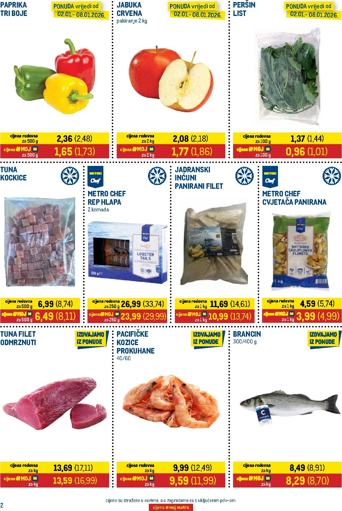 metro - Prelistajte katalog Metro - Prehrana i neprehrana, vrijedi od 02.01. do 15.01. - page: 2
