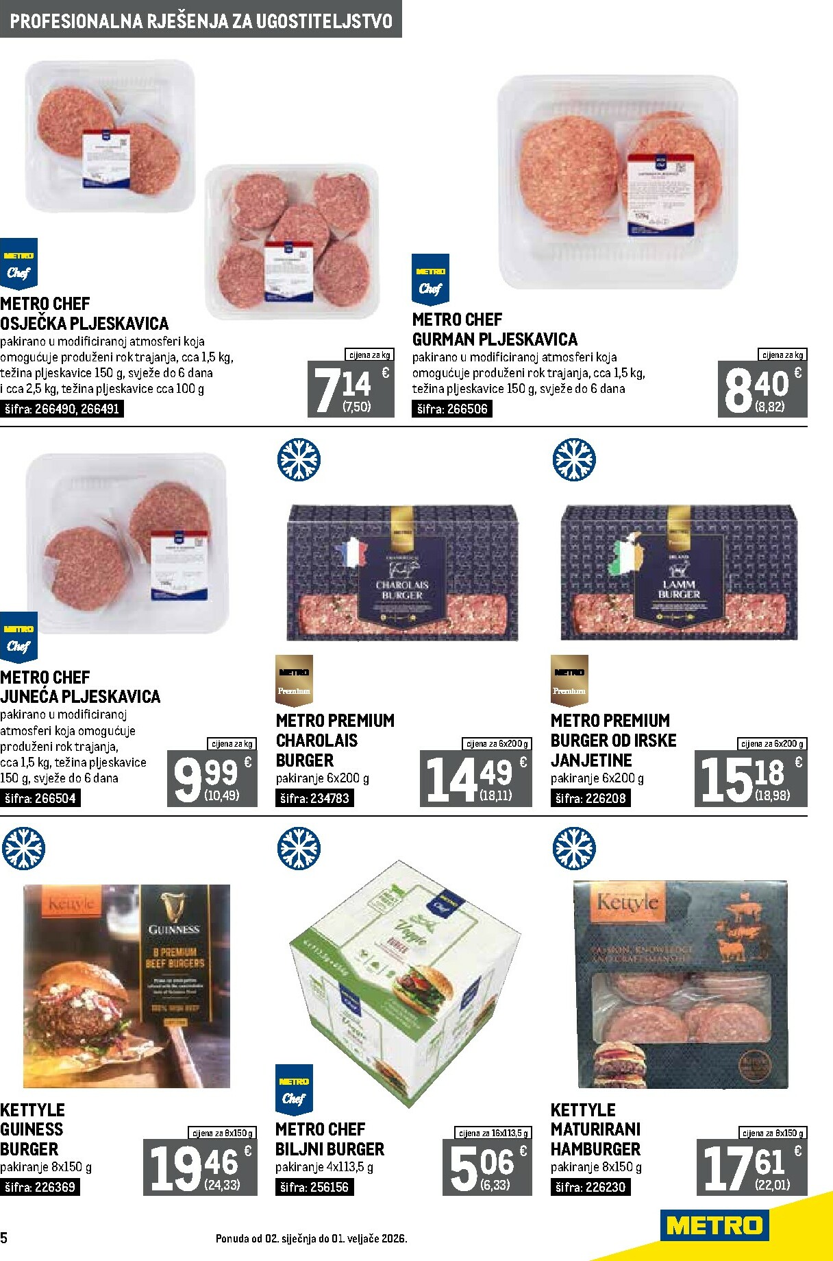 metro - Prelistajte katalog Metro - Profesionalna rješenja za ugostiteljstvo, vrijedi od 02.01. do 01.02. - page: 5