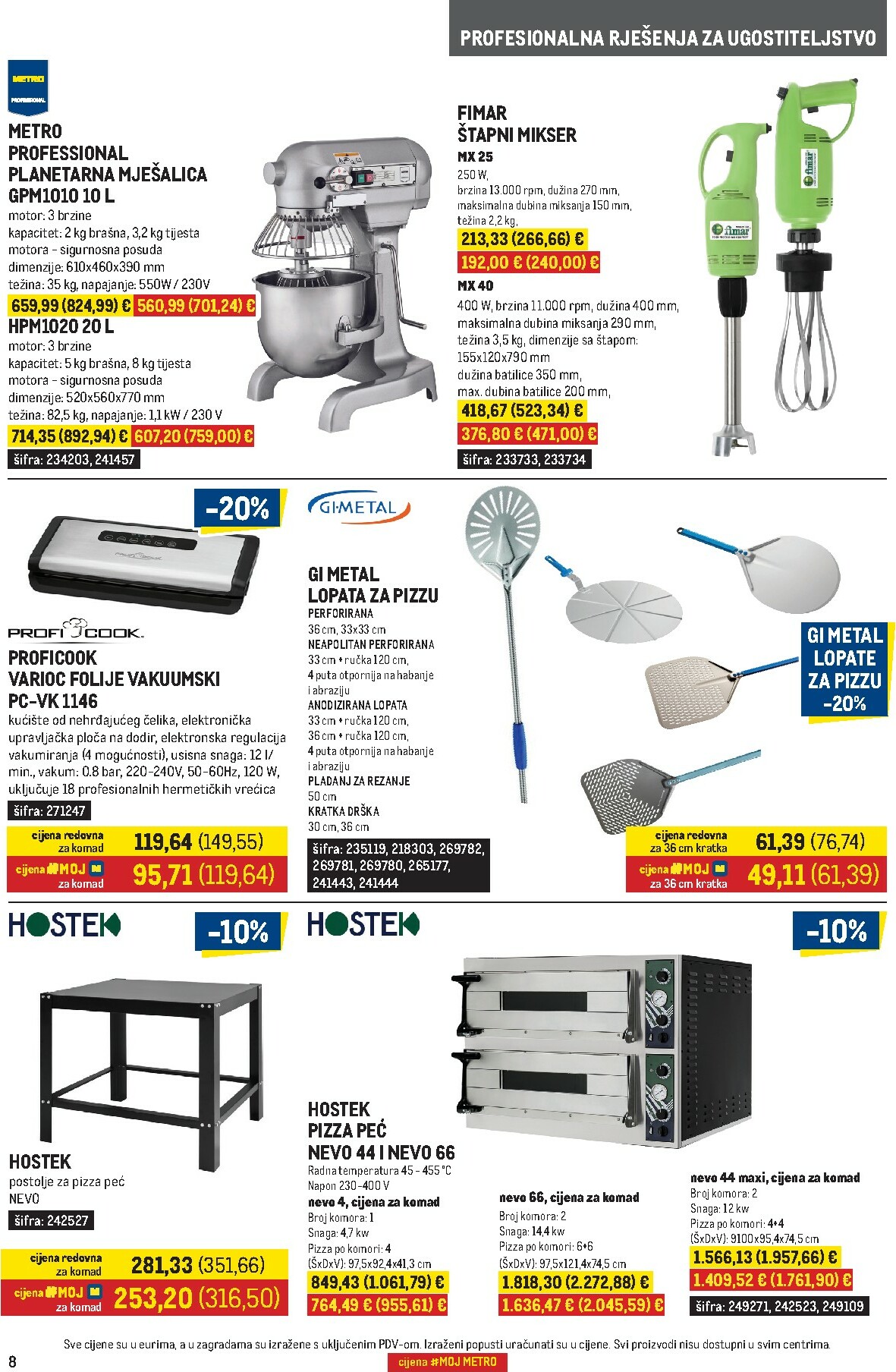 metro - Prelistajte katalog Metro - Gastro, vrijedi od 02.01. do 01.02. - page: 8
