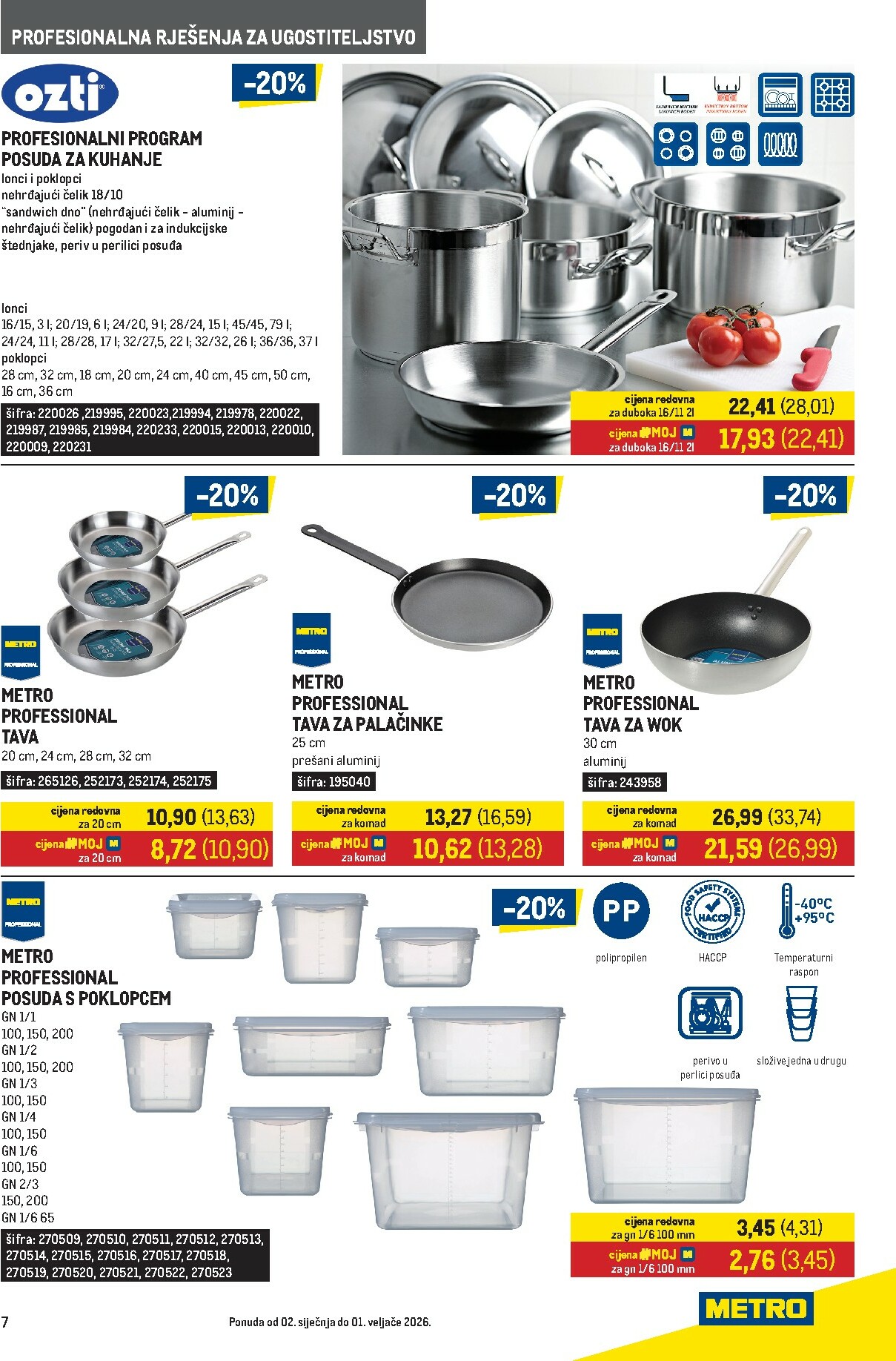 metro - Prelistajte katalog Metro - Gastro, vrijedi od 02.01. do 01.02. - page: 7