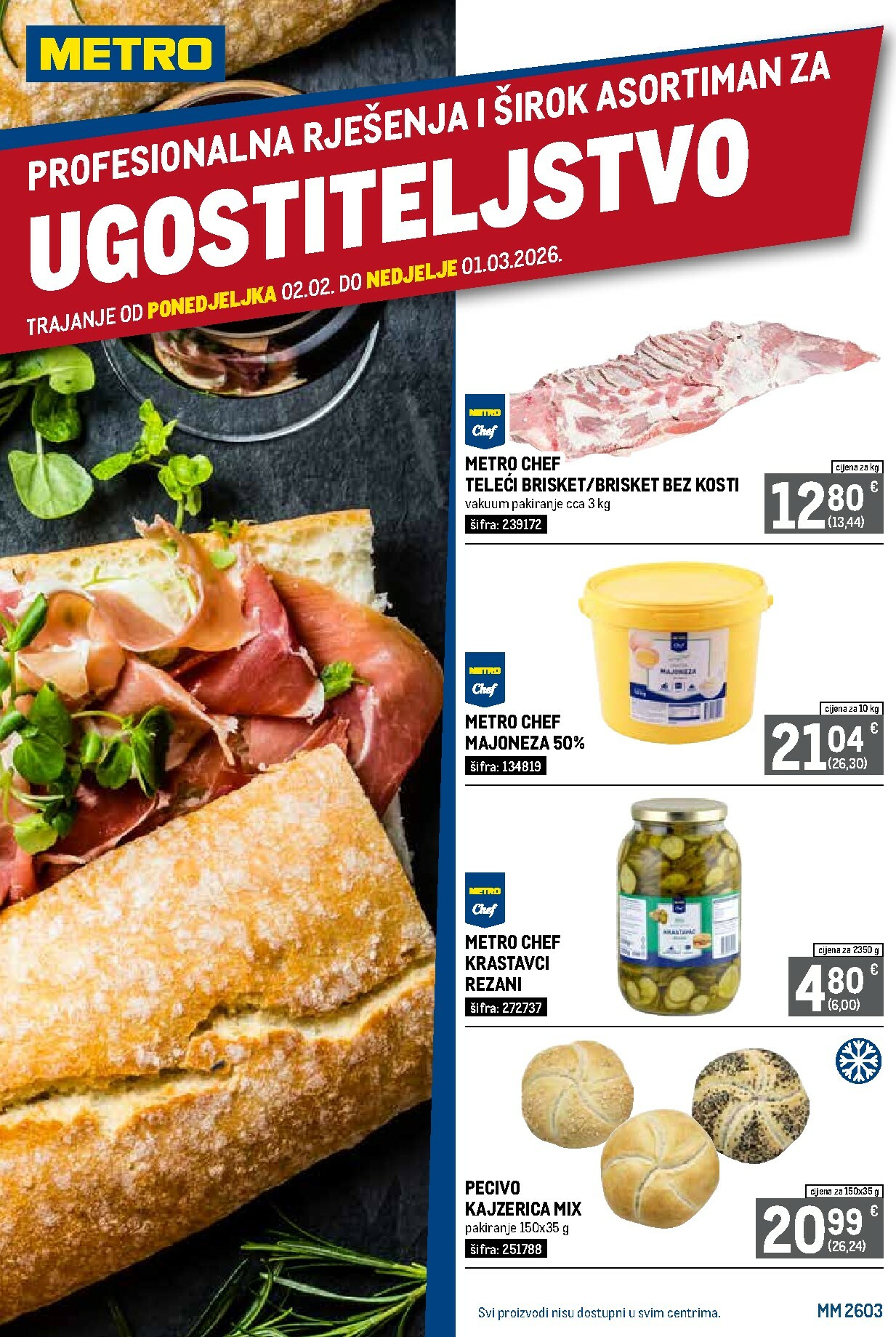 metro - Prelistajte katalog Metro - Profesionalna rješenja za ugostiteljstvo, vrijedi od 02.02.2026 do 01.03.2026