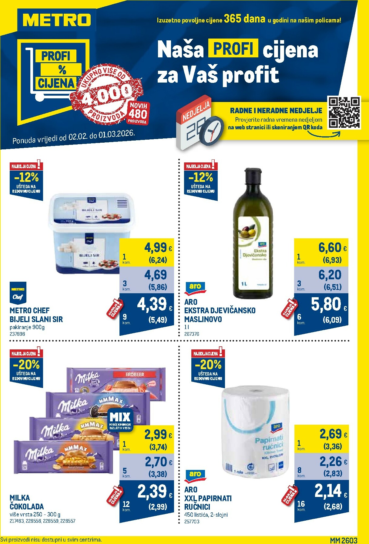 metro - Prelistajte katalog Metro - Profi cijena, vrijedi od 02.02.2026 do 01.03.2026