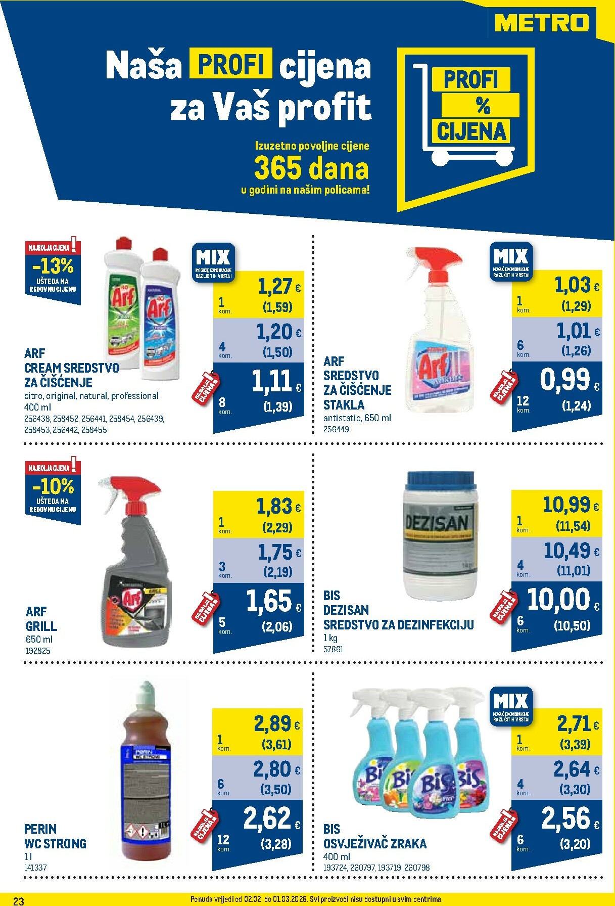 metro - Prelistajte katalog Metro - Profi cijena, vrijedi od 02.02.2026 do 01.03.2026 - page: 23
