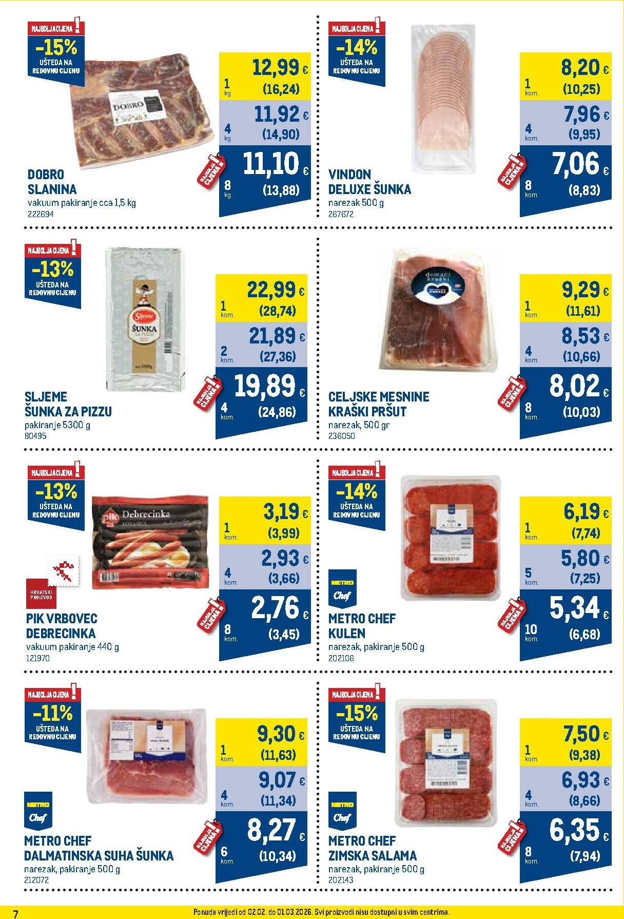 metro - Prelistajte katalog Metro - Profi cijena, vrijedi od 02.02.2026 do 01.03.2026 - page: 7