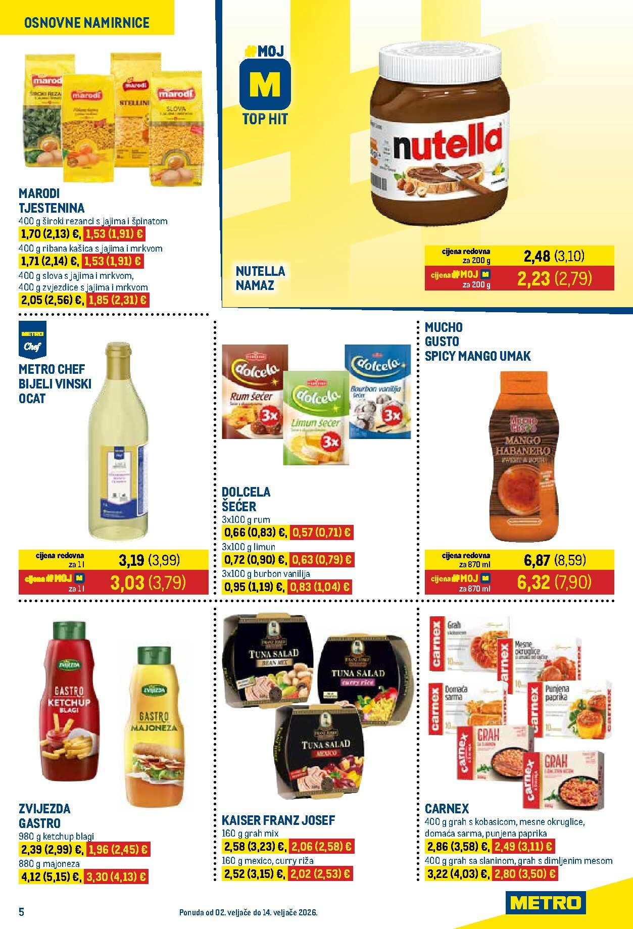 metro - Prelistajte katalog Metro - Prehrana i neprehrana, vrijedi od 02.02.2026 do 14.02.2026 - page: 5