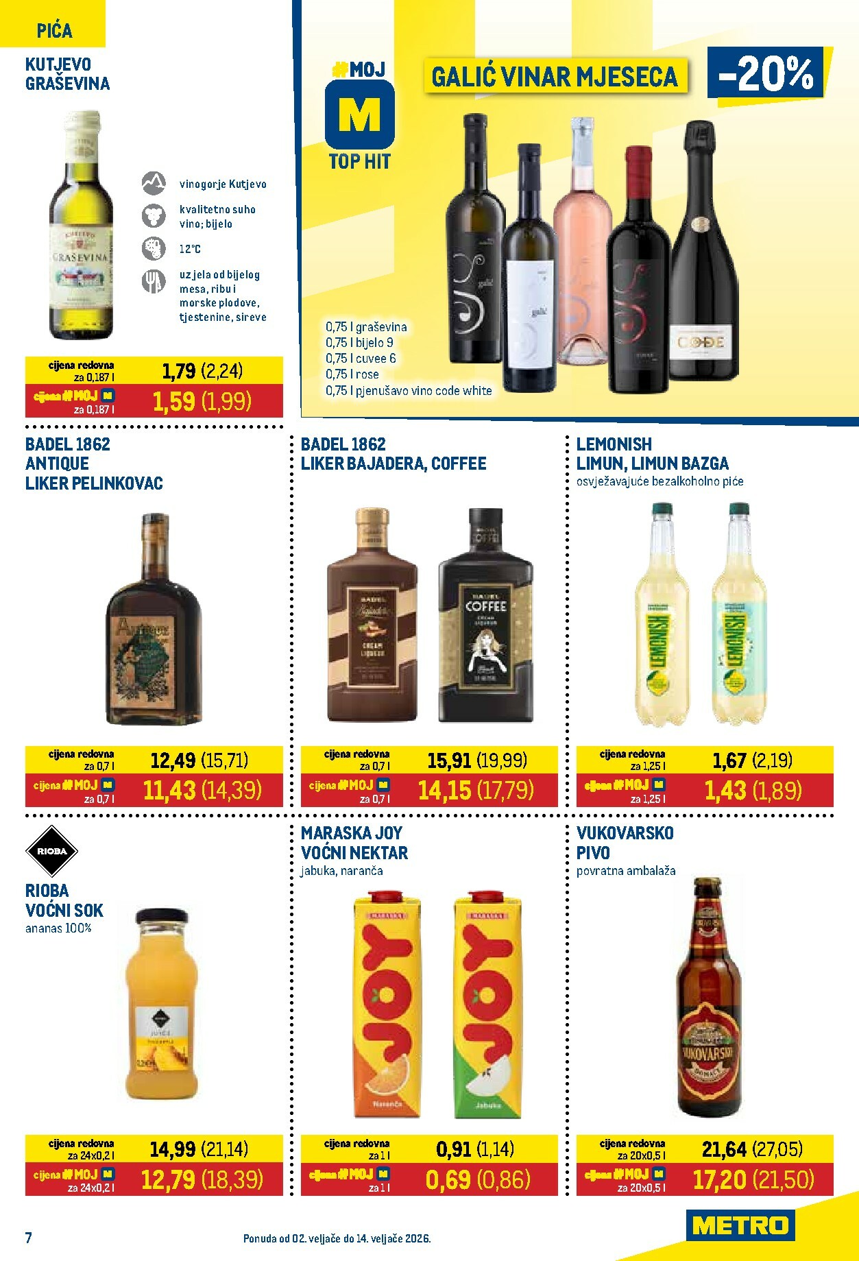 metro - Prelistajte katalog Metro - Prehrana i neprehrana, vrijedi od 02.02.2026 do 14.02.2026 - page: 7
