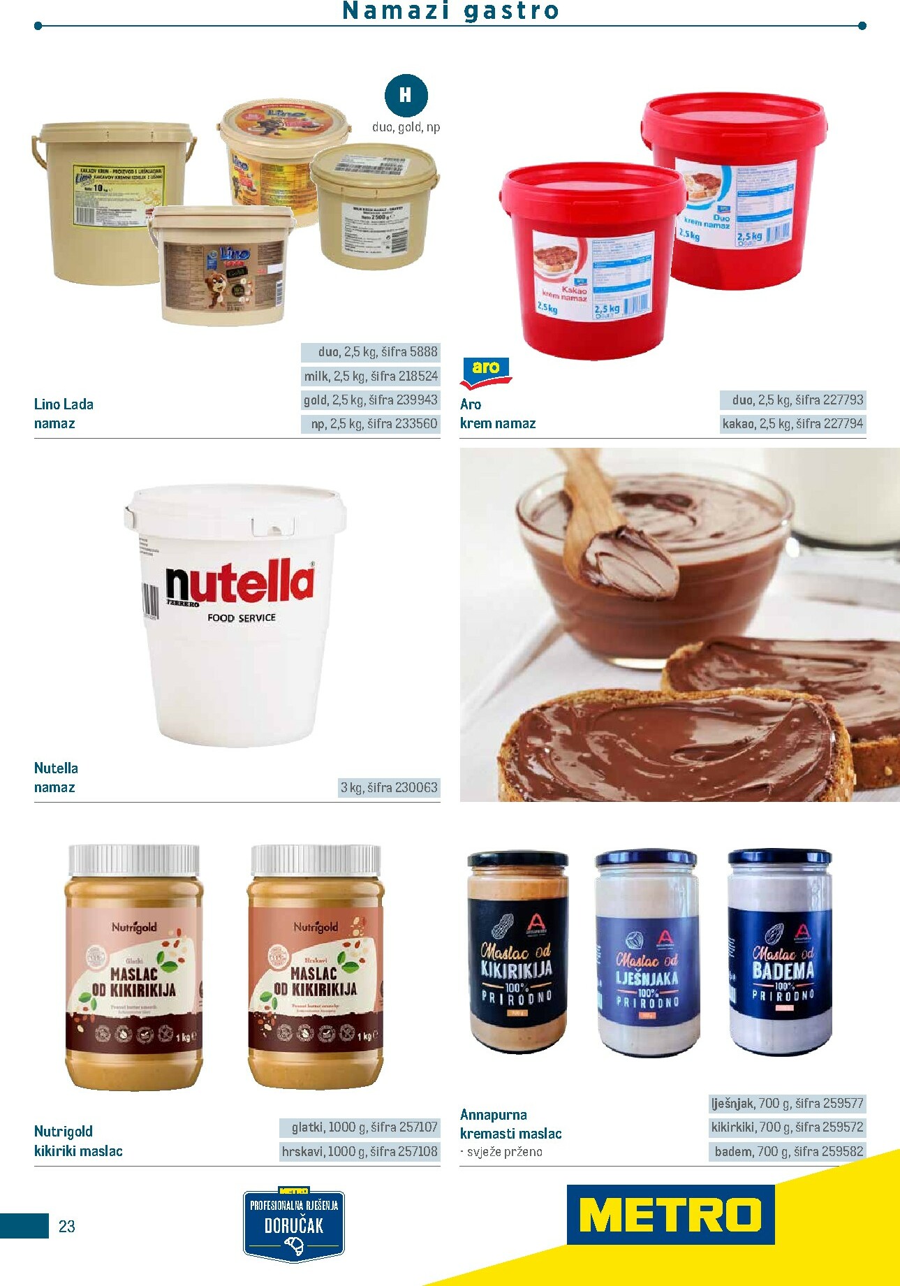 metro - Prelistajte katalog Metro - Poslovna rješenja - Doručak, vrijedi od 01.01.2026 do 31.12.2026 - page: 23