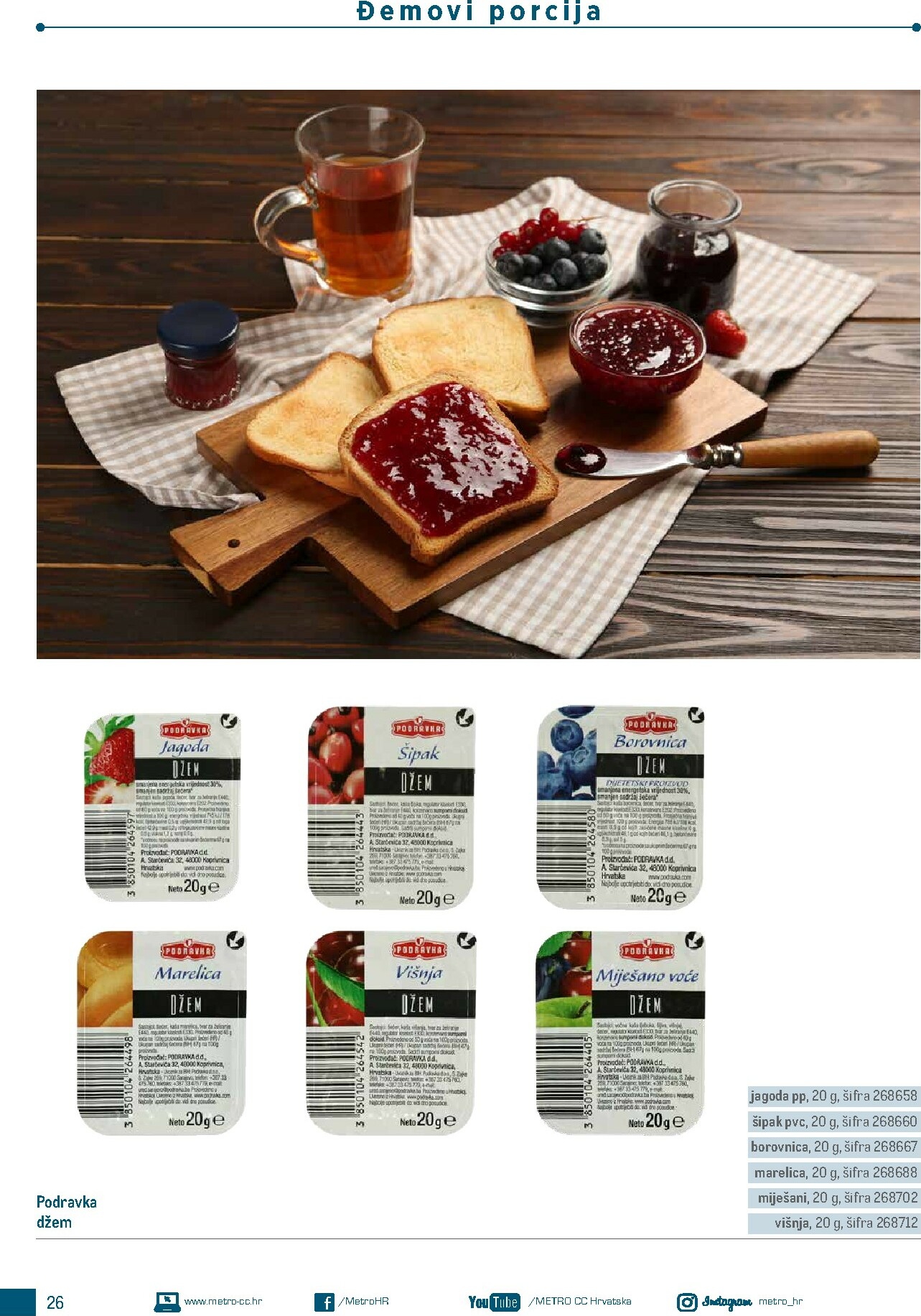 metro - Prelistajte katalog Metro - Poslovna rješenja - Doručak, vrijedi od 01.01.2026 do 31.12.2026 - page: 26