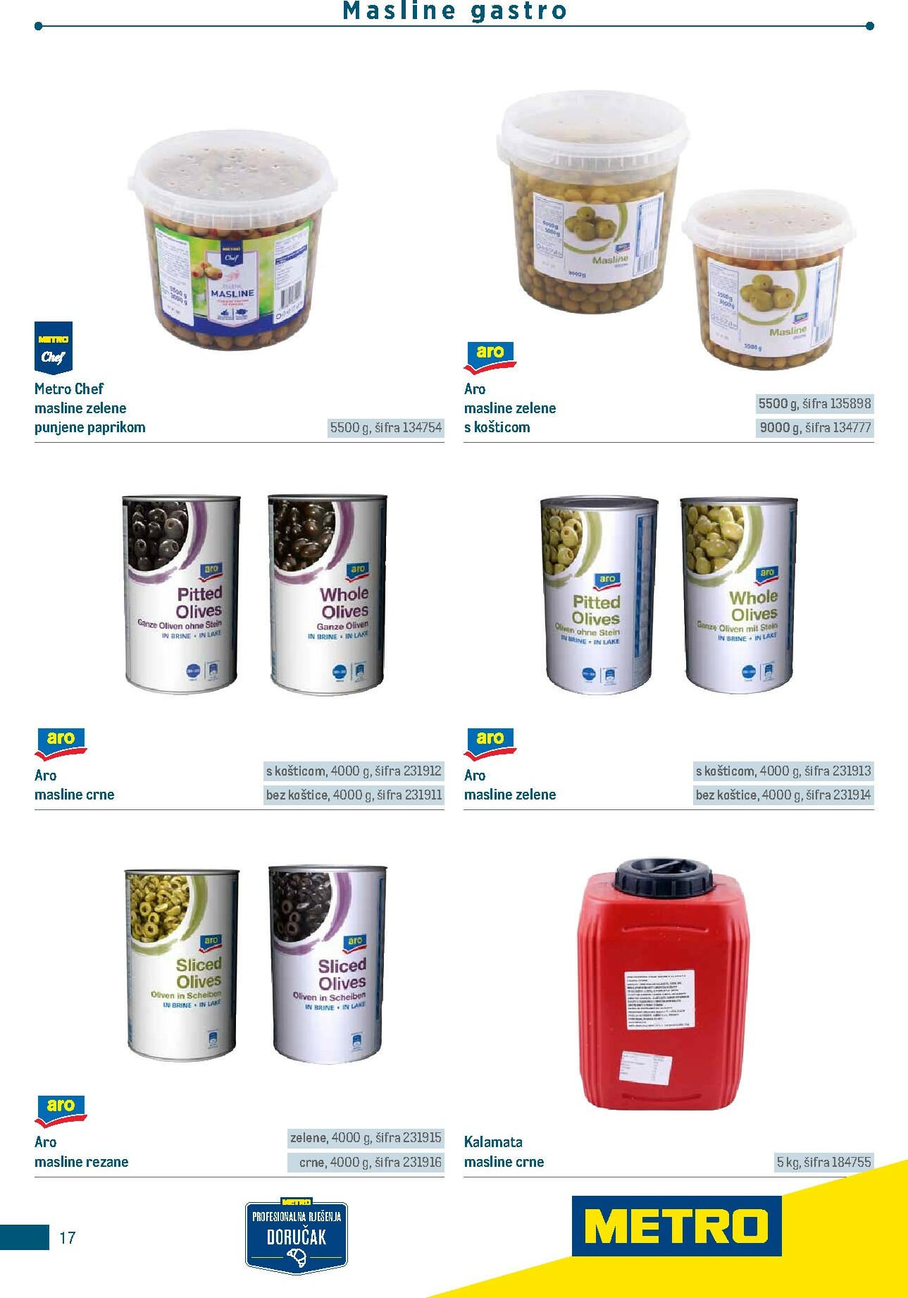 metro - Prelistajte katalog Metro - Poslovna rješenja - Doručak, vrijedi od 01.01.2026 do 31.12.2026 - page: 17
