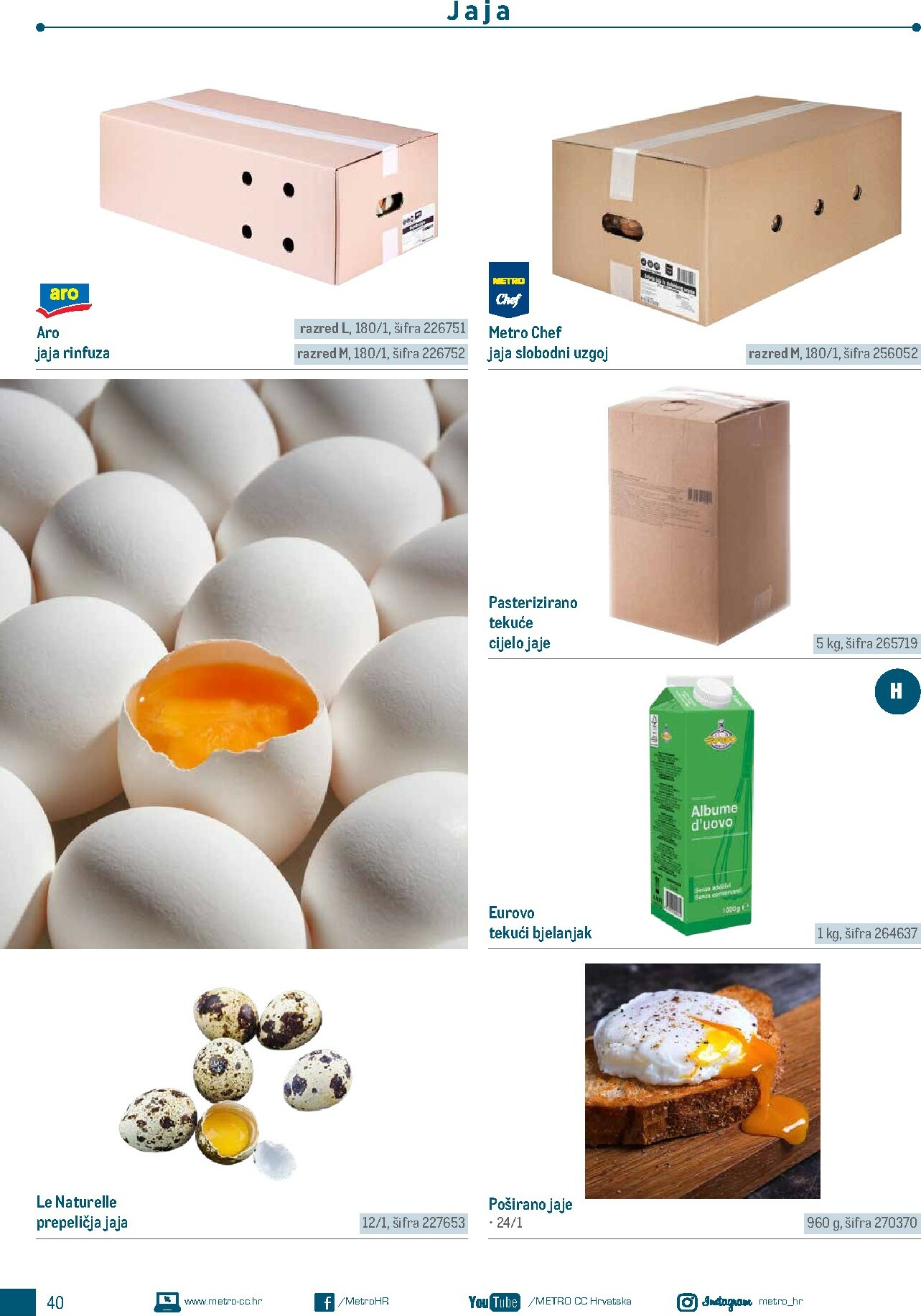 metro - Prelistajte katalog Metro - Poslovna rješenja - Doručak, vrijedi od 01.01.2026 do 31.12.2026 - page: 40