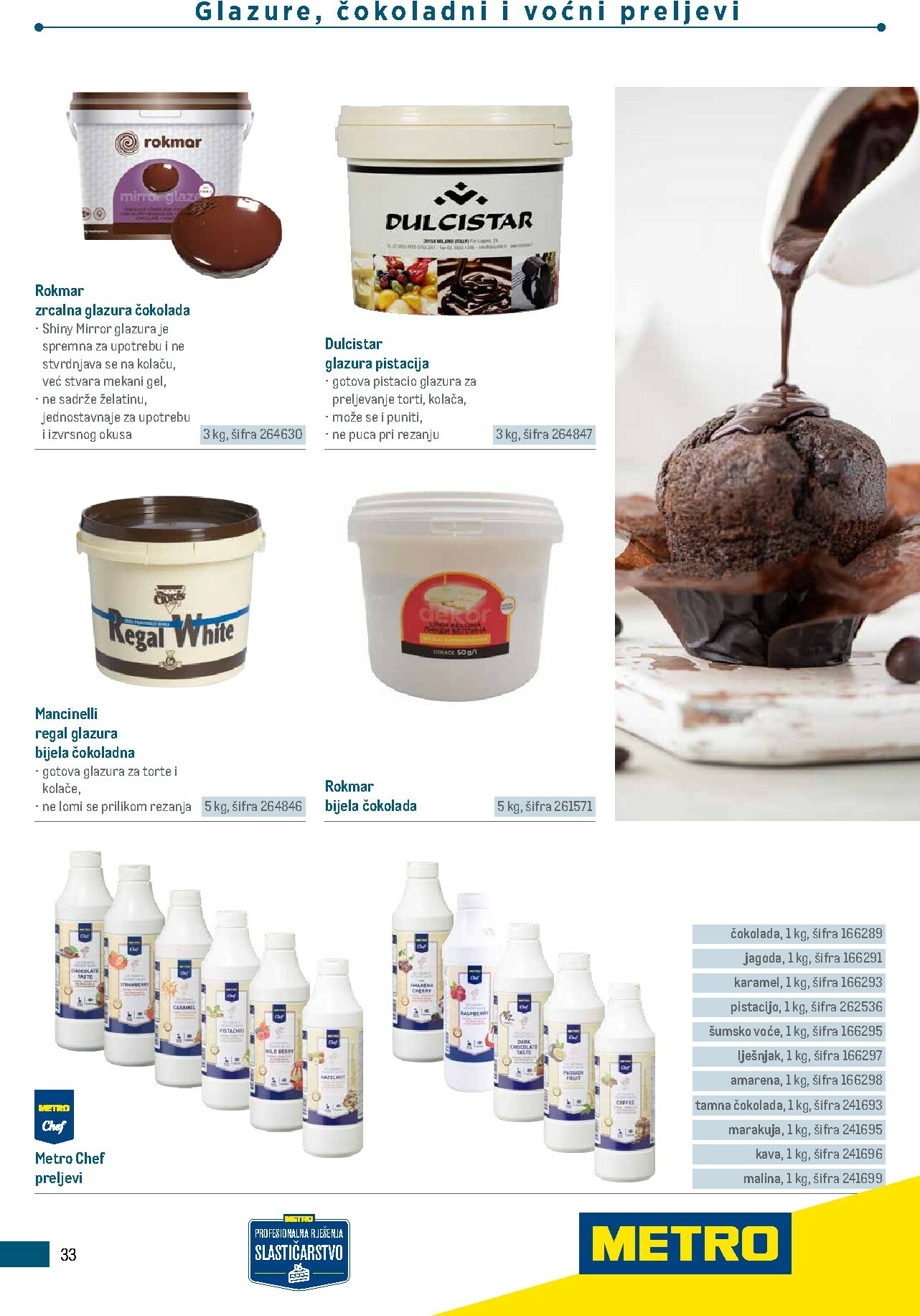 metro - Prelistajte katalog Metro - Poslovna rješenja - Proizvodi za slastičarstvo, vrijedi od 01.01.2026 do 31.12.2026 - page: 33