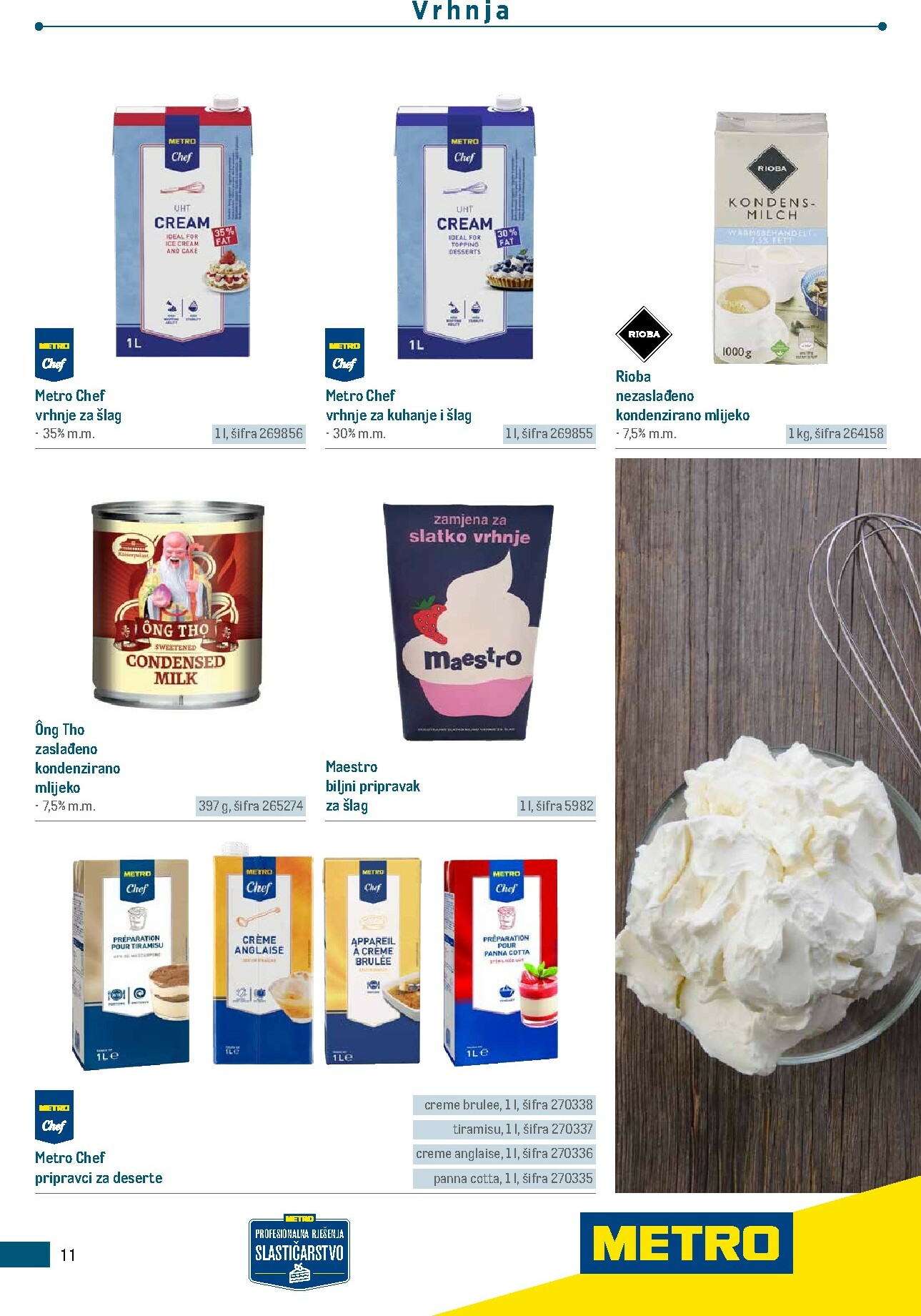 metro - Prelistajte katalog Metro - Poslovna rješenja - Proizvodi za slastičarstvo, vrijedi od 01.01.2026 do 31.12.2026 - page: 11