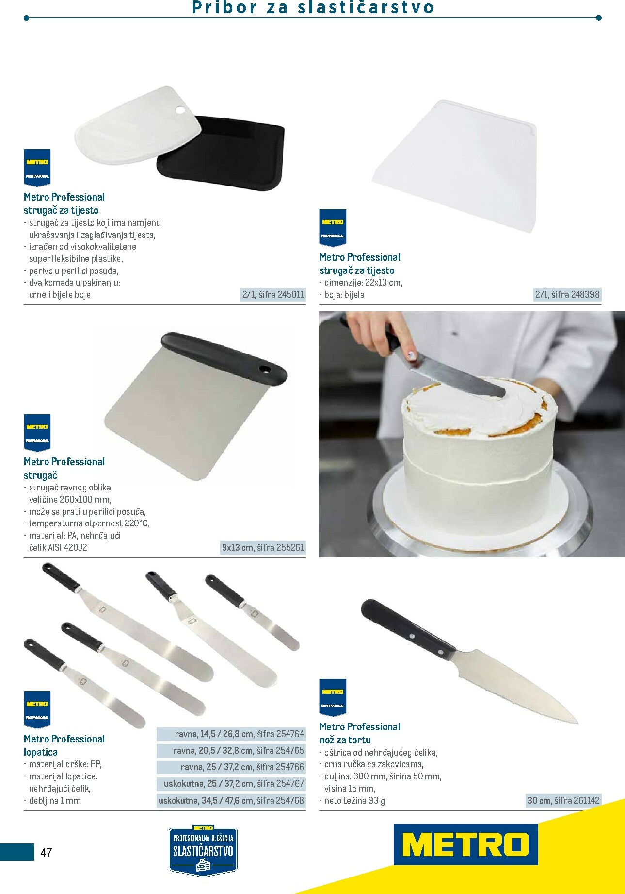 metro - Prelistajte katalog Metro - Poslovna rješenja - Proizvodi za slastičarstvo, vrijedi od 01.01.2026 do 31.12.2026 - page: 47