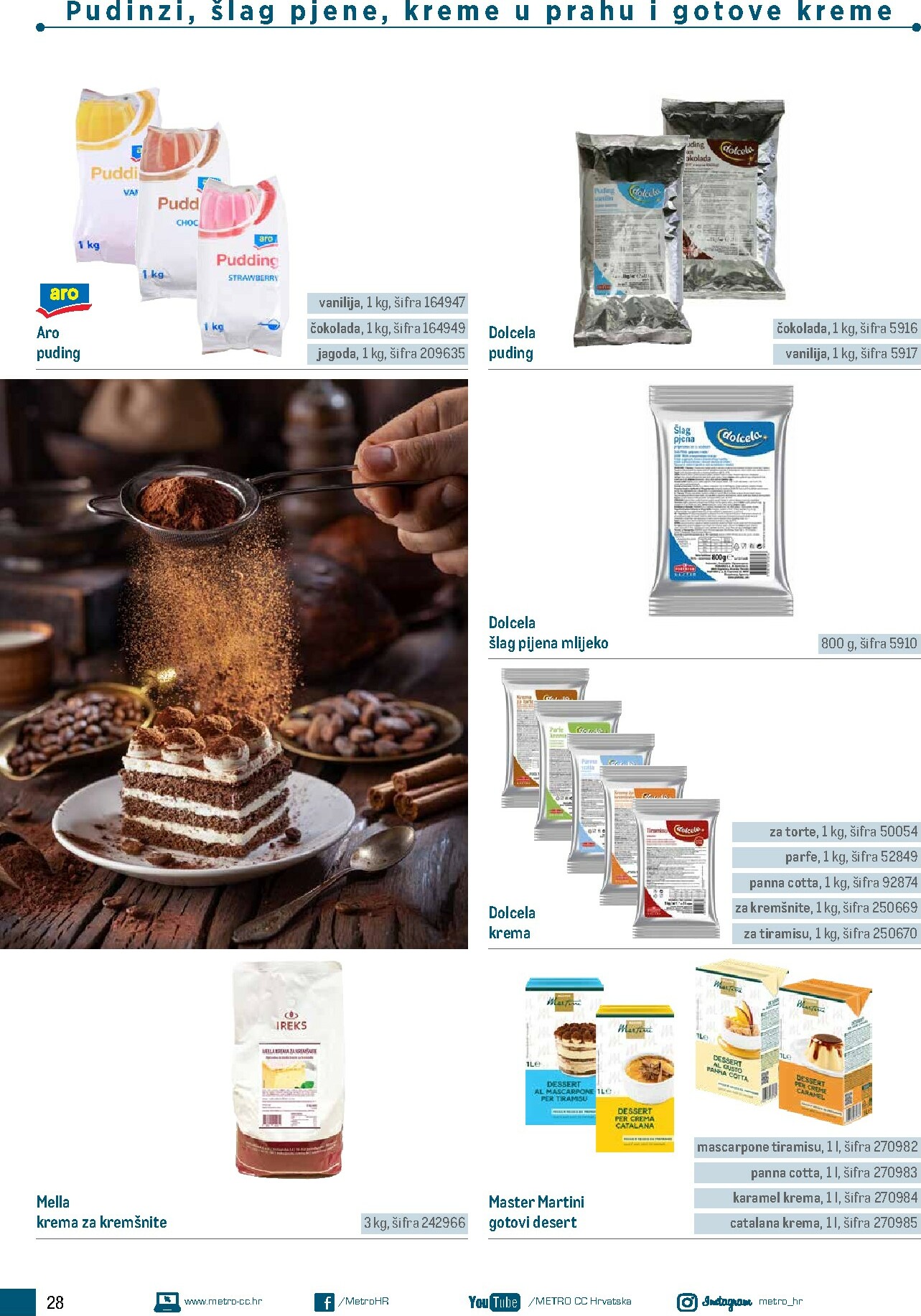 metro - Prelistajte katalog Metro - Poslovna rješenja - Proizvodi za slastičarstvo, vrijedi od 01.01.2026 do 31.12.2026 - page: 28