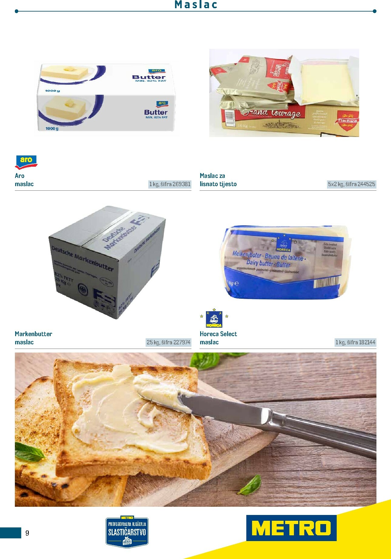 metro - Prelistajte katalog Metro - Poslovna rješenja - Proizvodi za slastičarstvo, vrijedi od 01.01.2026 do 31.12.2026 - page: 9