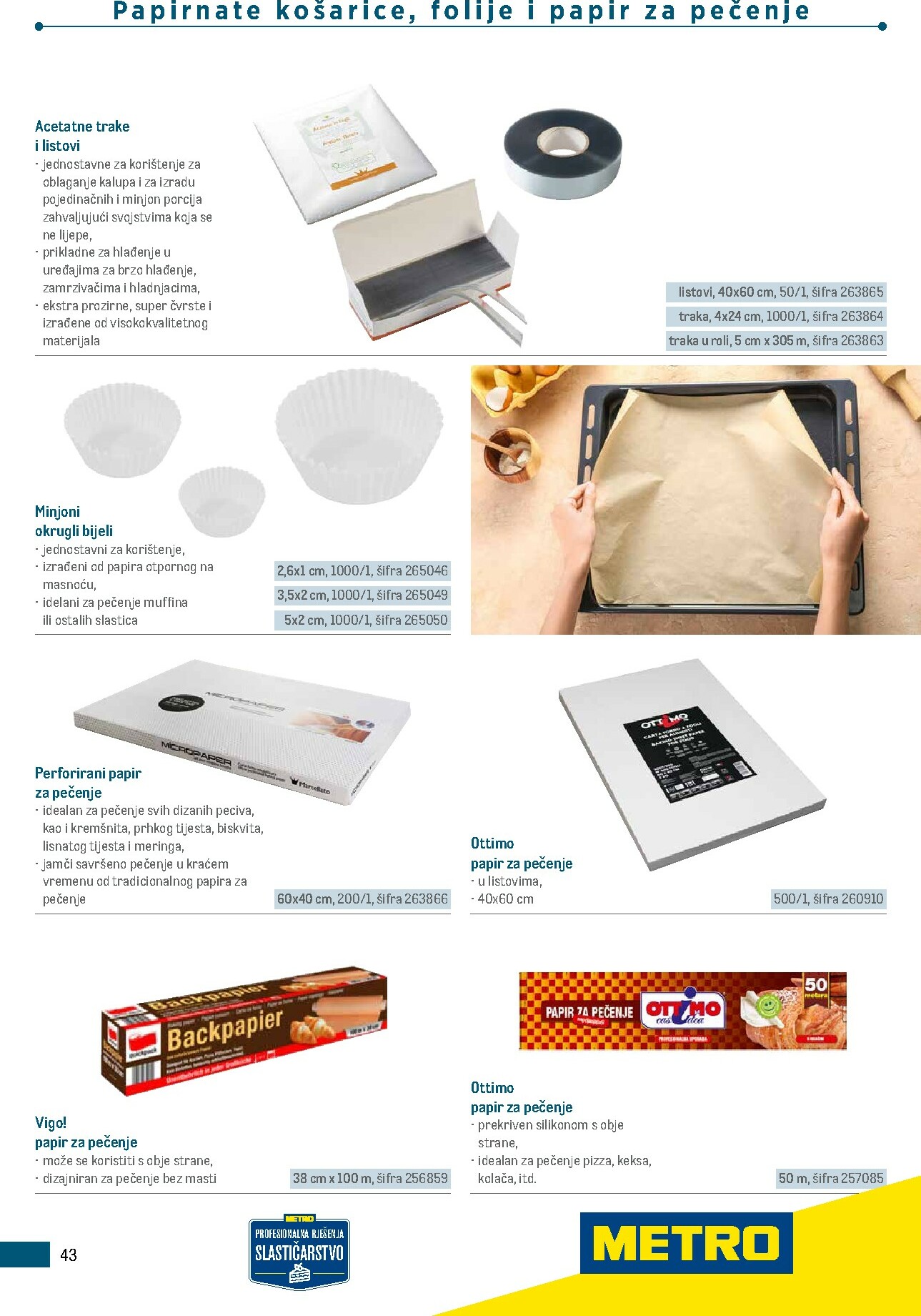 metro - Prelistajte katalog Metro - Poslovna rješenja - Proizvodi za slastičarstvo, vrijedi od 01.01.2026 do 31.12.2026 - page: 43