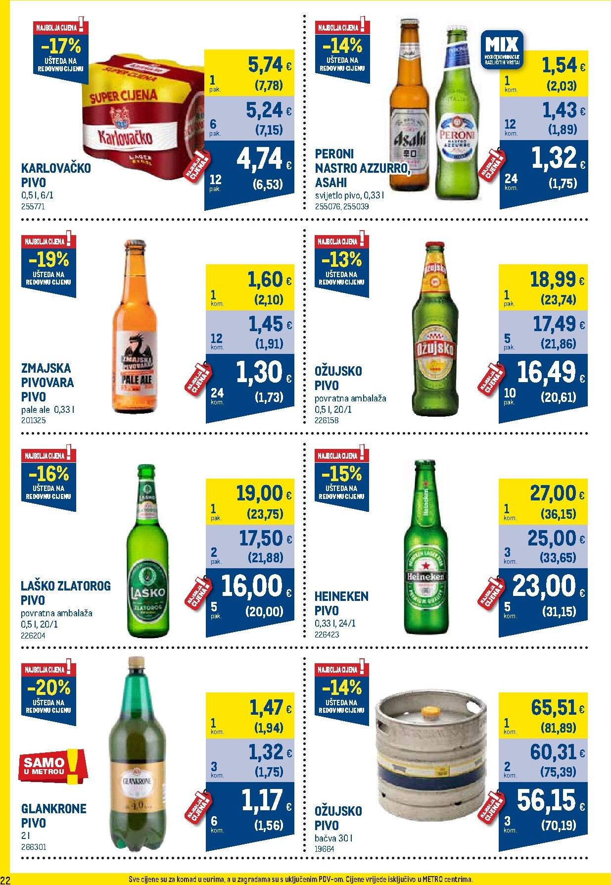 metro - Prelistajte katalog Metro - Profi cijena, vrijedi od 01.04.2026 do 03.05.2026 - page: 22