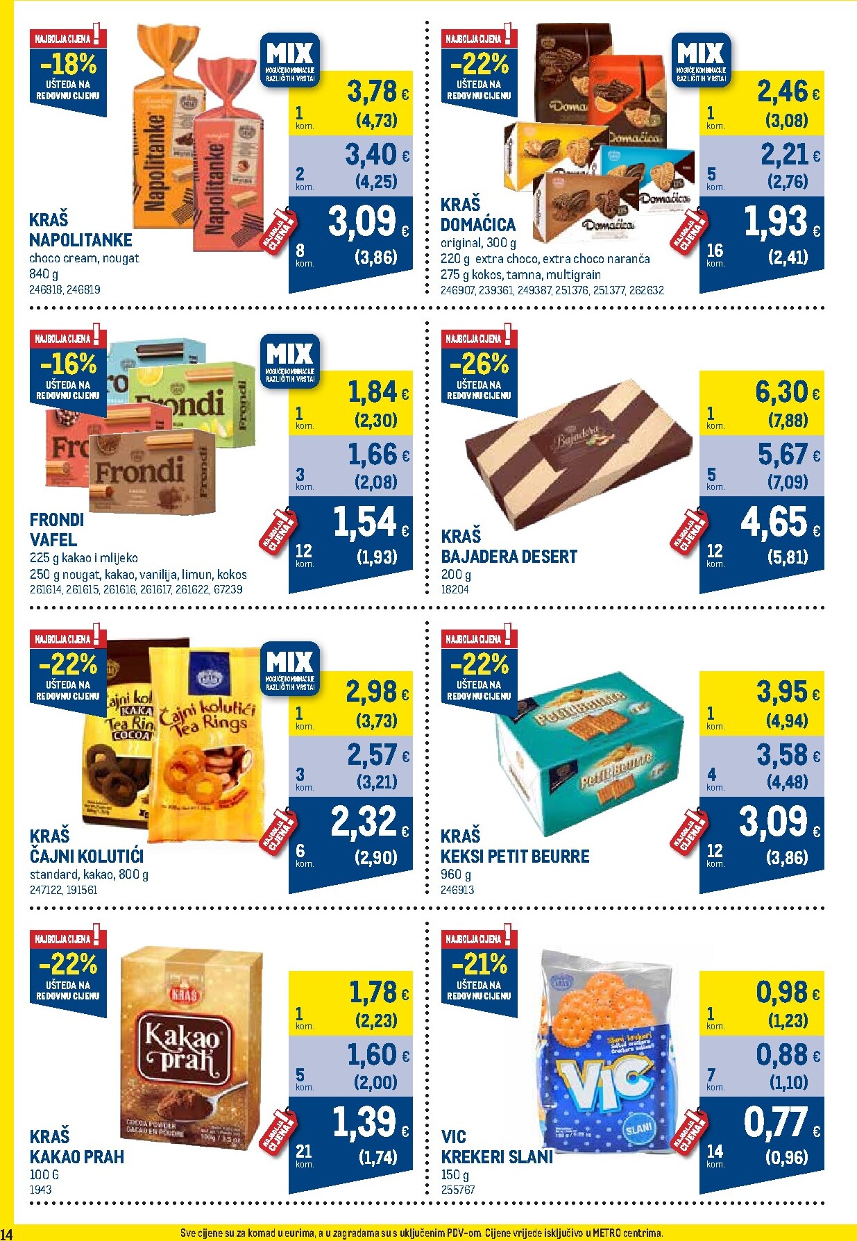 metro - Prelistajte katalog Metro - Profi cijena, vrijedi od 01.04.2026 do 03.05.2026 - page: 14