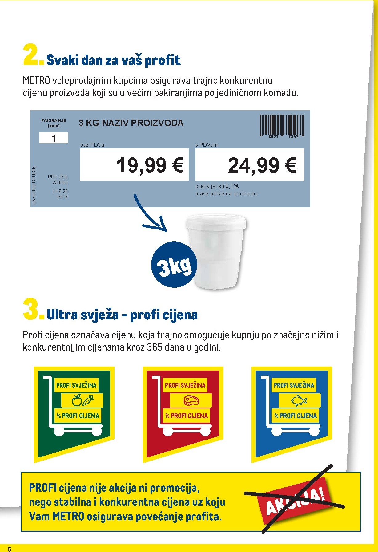 metro - Prelistajte katalog Metro - Profi cijena, vrijedi od 01.04.2026 do 03.05.2026 - page: 5