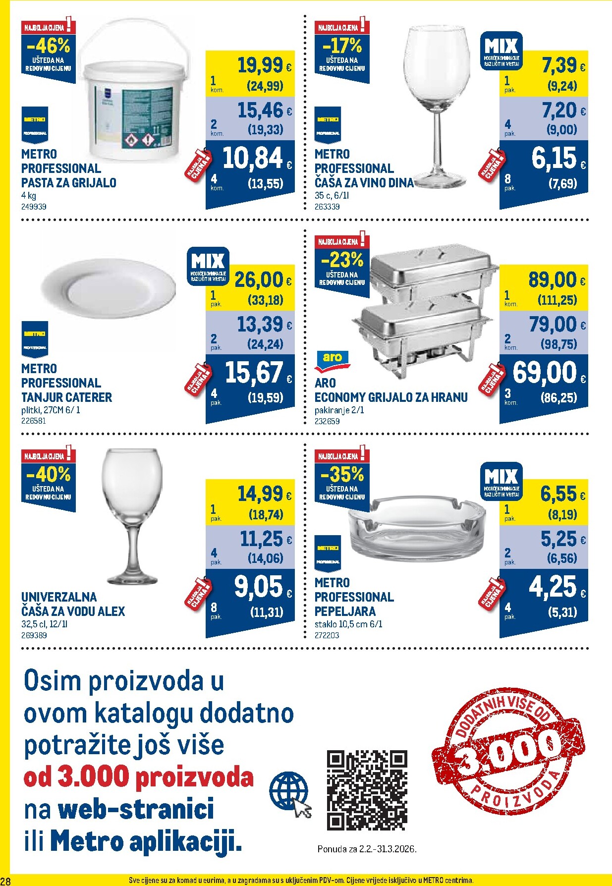metro - Prelistajte katalog Metro - Profi cijena, vrijedi od 01.04.2026 do 03.05.2026 - page: 28