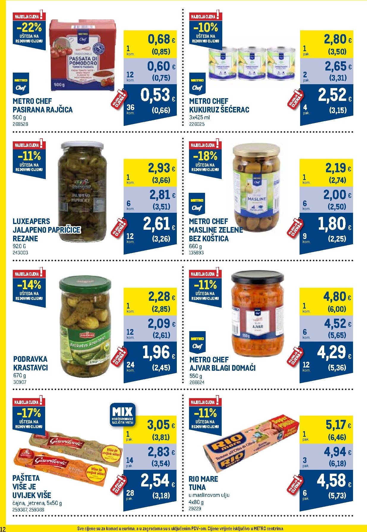 metro - Prelistajte katalog Metro - Profi cijena, vrijedi od 01.04.2026 do 03.05.2026 - page: 12