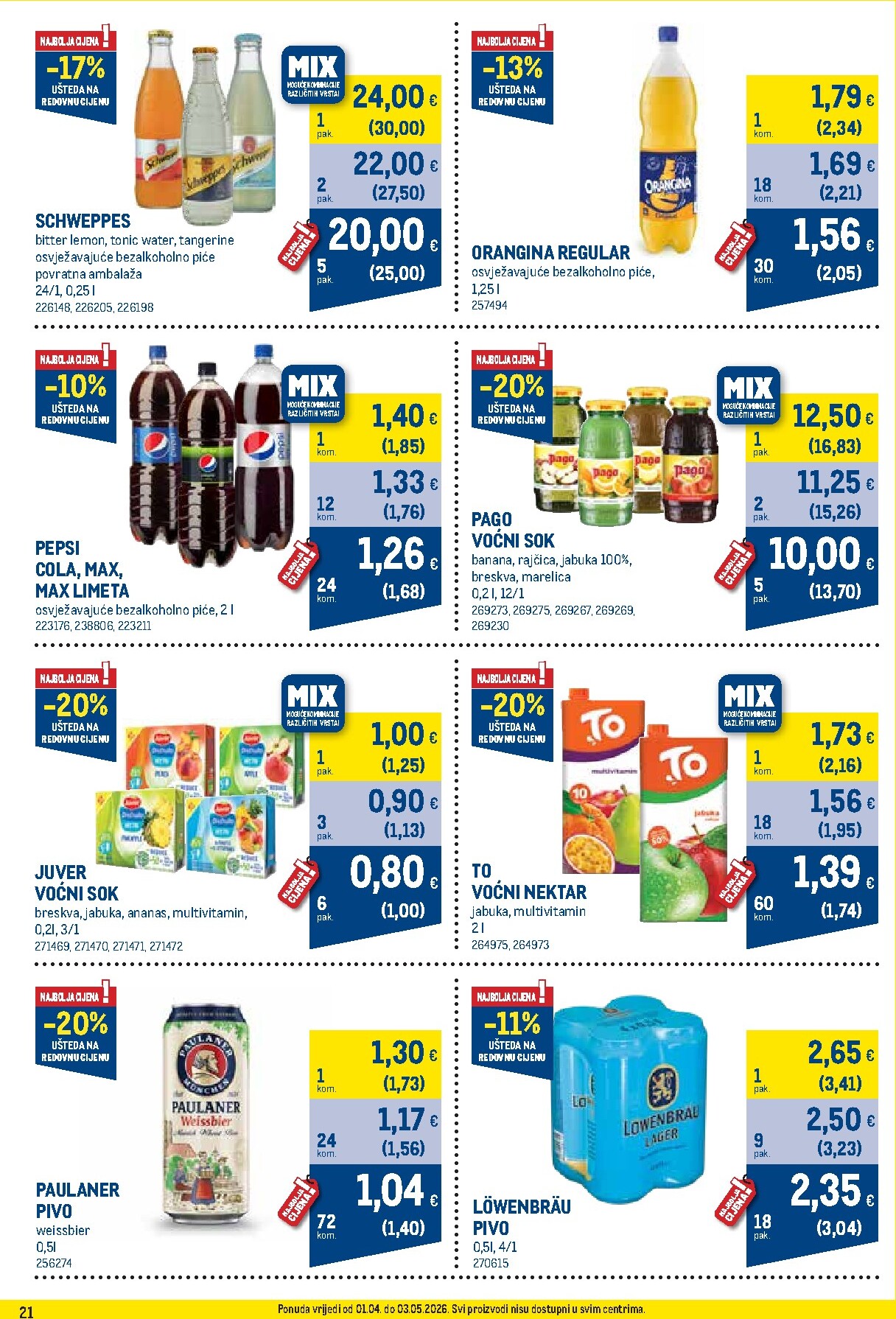 metro - Prelistajte katalog Metro - Profi cijena, vrijedi od 01.04.2026 do 03.05.2026 - page: 21