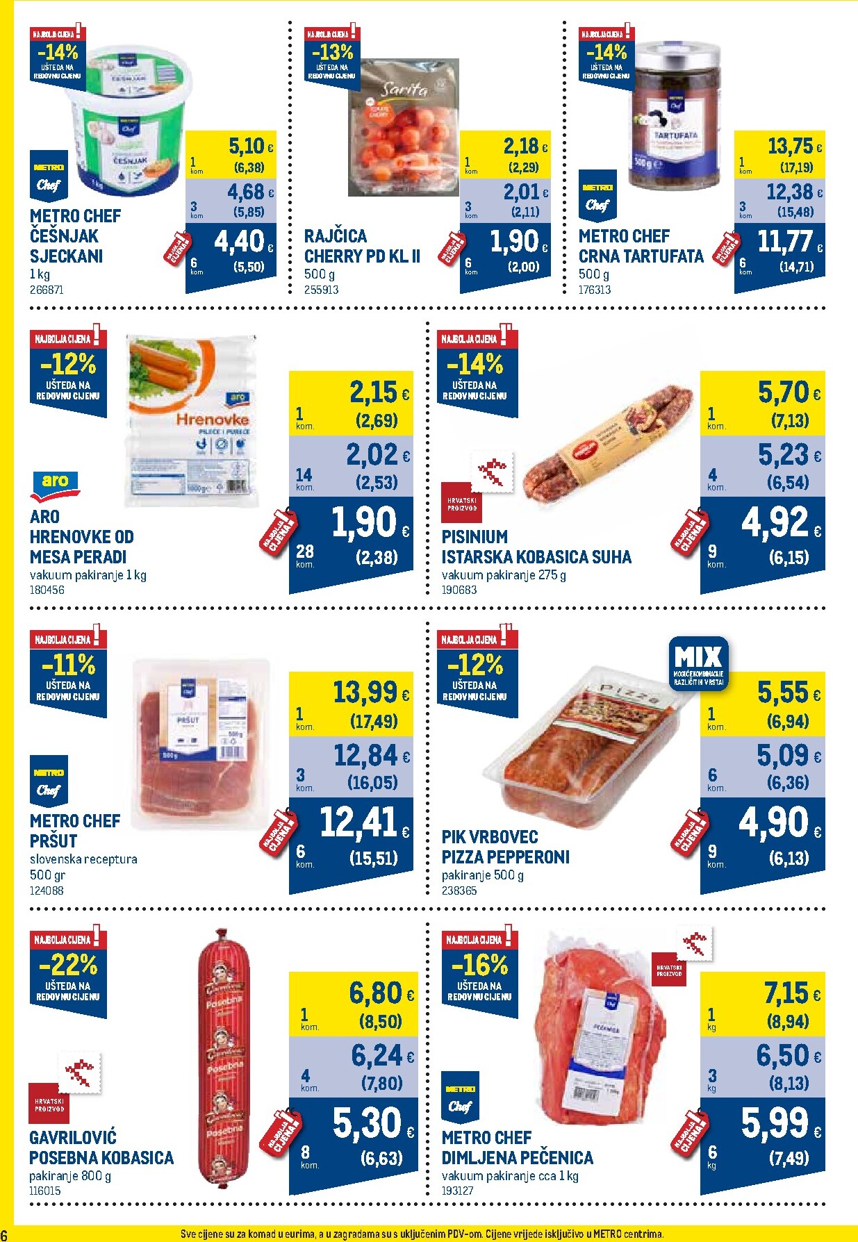 metro - Prelistajte katalog Metro - Profi cijena, vrijedi od 01.04.2026 do 03.05.2026 - page: 6