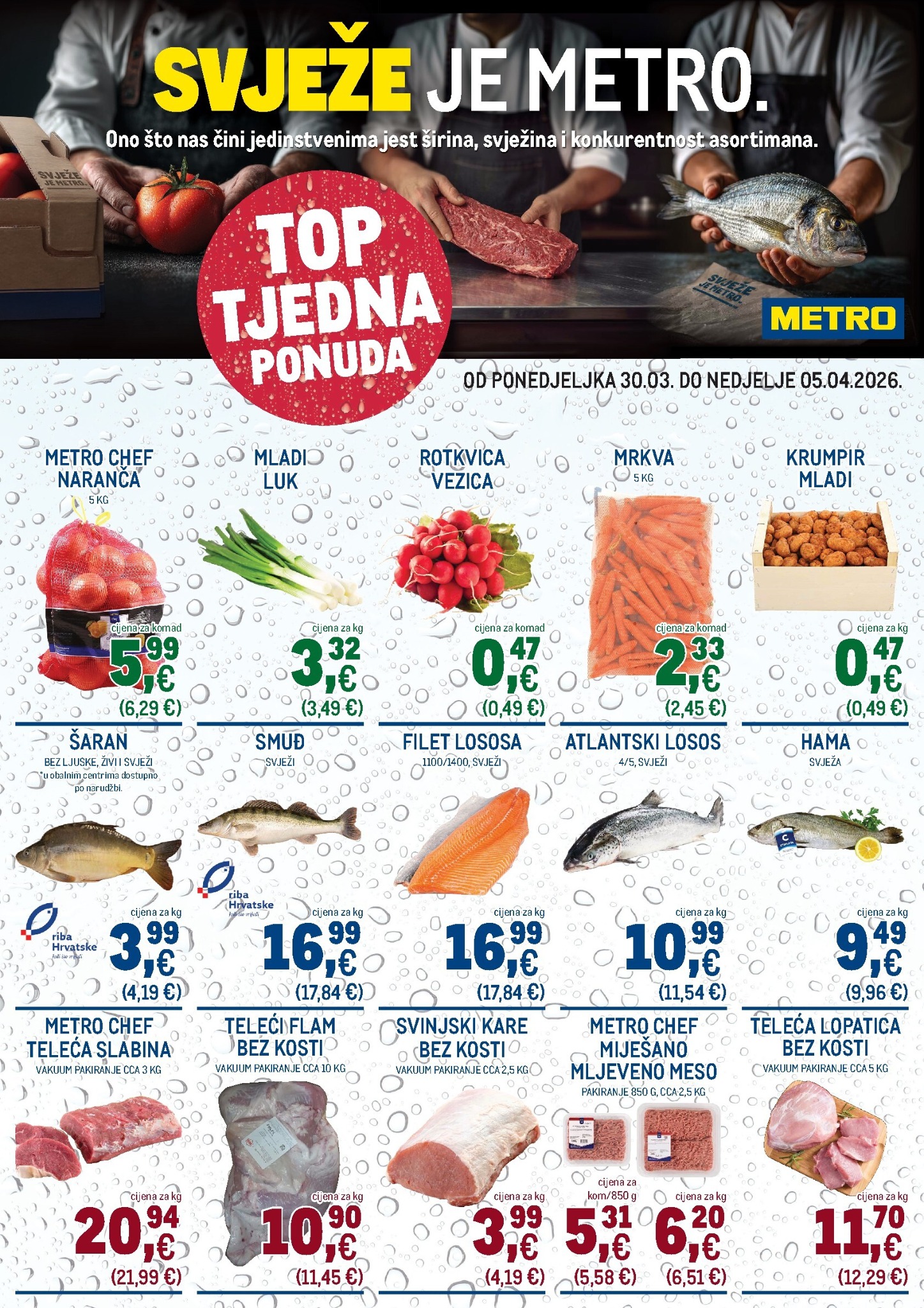 metro - Prelistajte katalog Metro - Top ponuda tjedna, vrijedi od 30.03.2026 do 05.04.2026