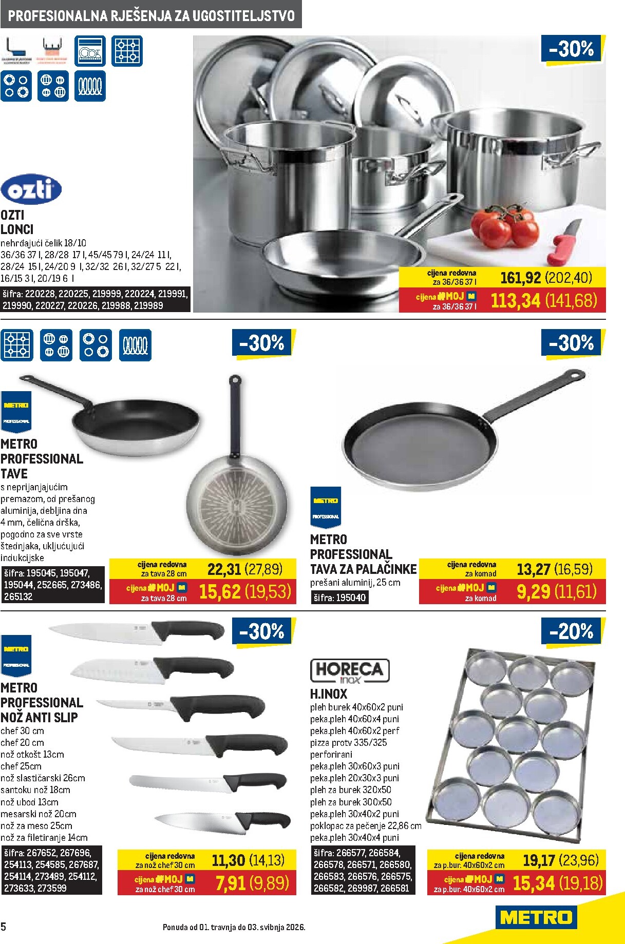 metro - Prelistajte katalog Metro - Gastro, vrijedi od 01.04.2026 do 03.05.2026 - page: 5