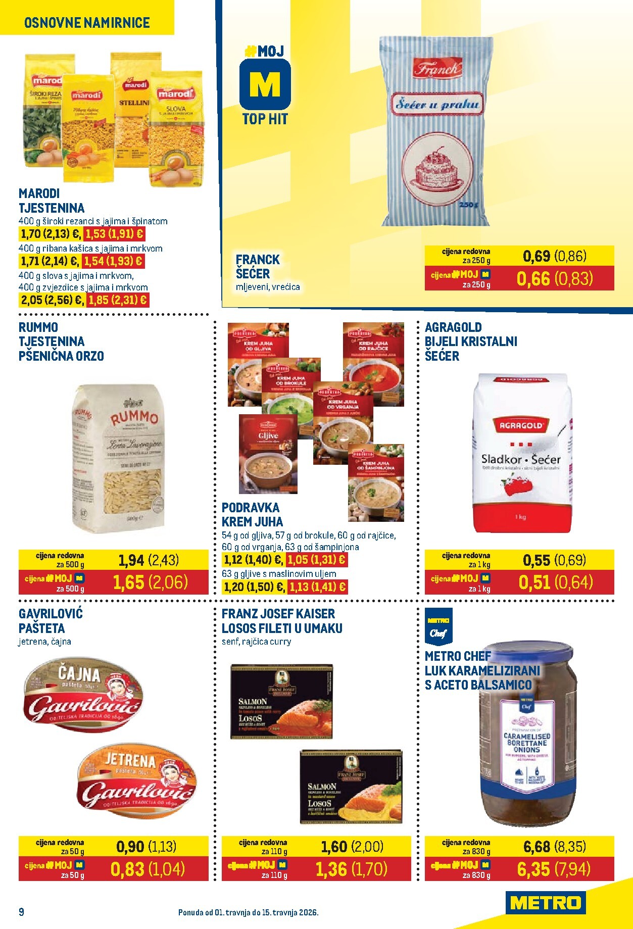 metro - Prelistajte katalog Metro, vrijedi od 01.04.2026 do 15.04.2026 - page: 9