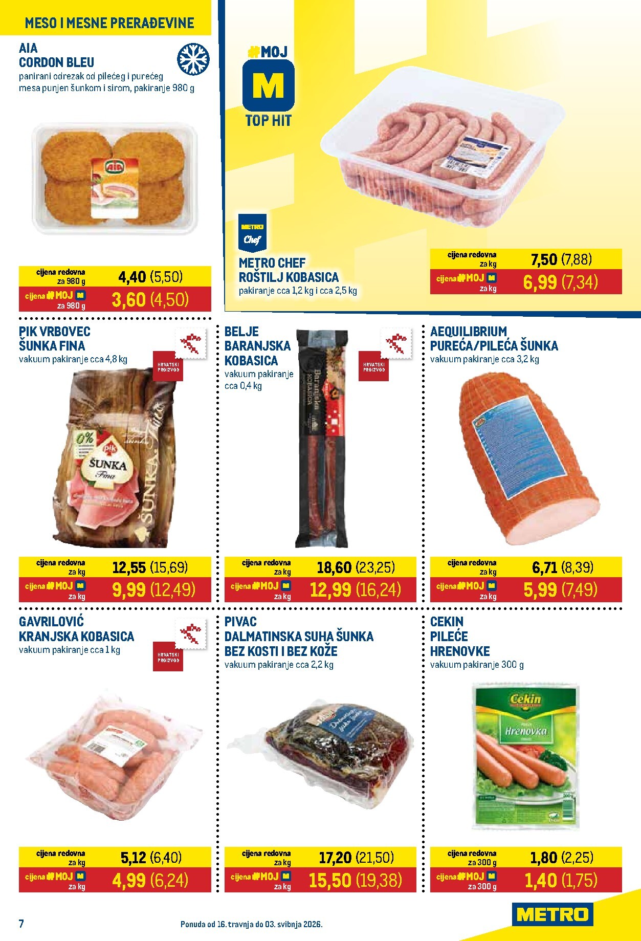 metro - Aktualni Metro - Prehrana i neprehrana katalog vrijedi od četvrtka 16.04.2026 do nedjelje 03.05.2026 - page: 7