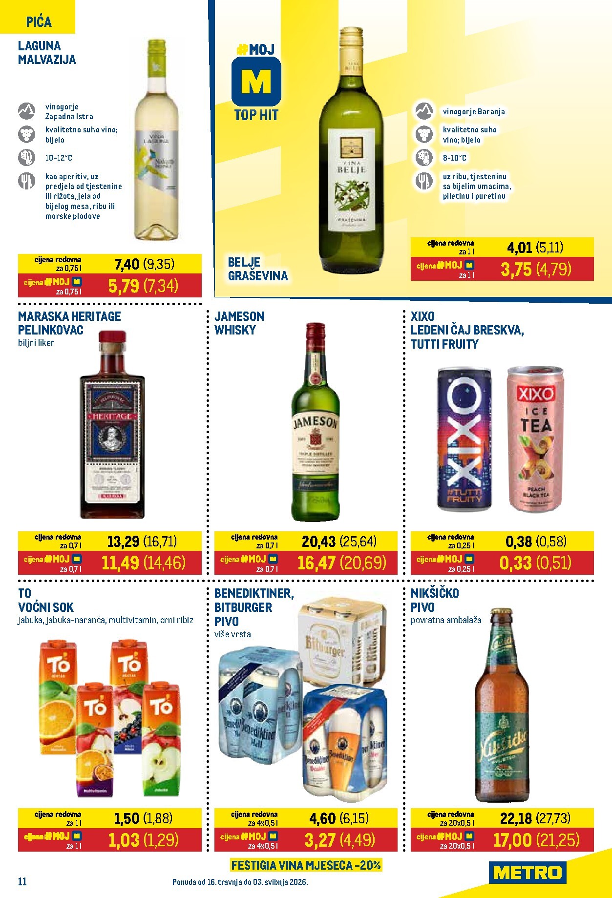 metro - Aktualni Metro - Prehrana i neprehrana katalog vrijedi od četvrtka 16.04.2026 do nedjelje 03.05.2026 - page: 11
