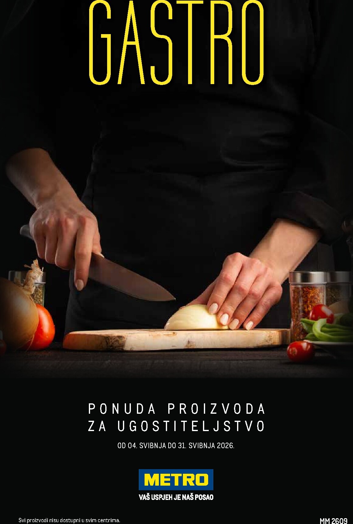 metro - Metro - Gastro letak za sljedeći tjedan od ponedjeljka 04.05.2026 do nedjelje 31.05.2026