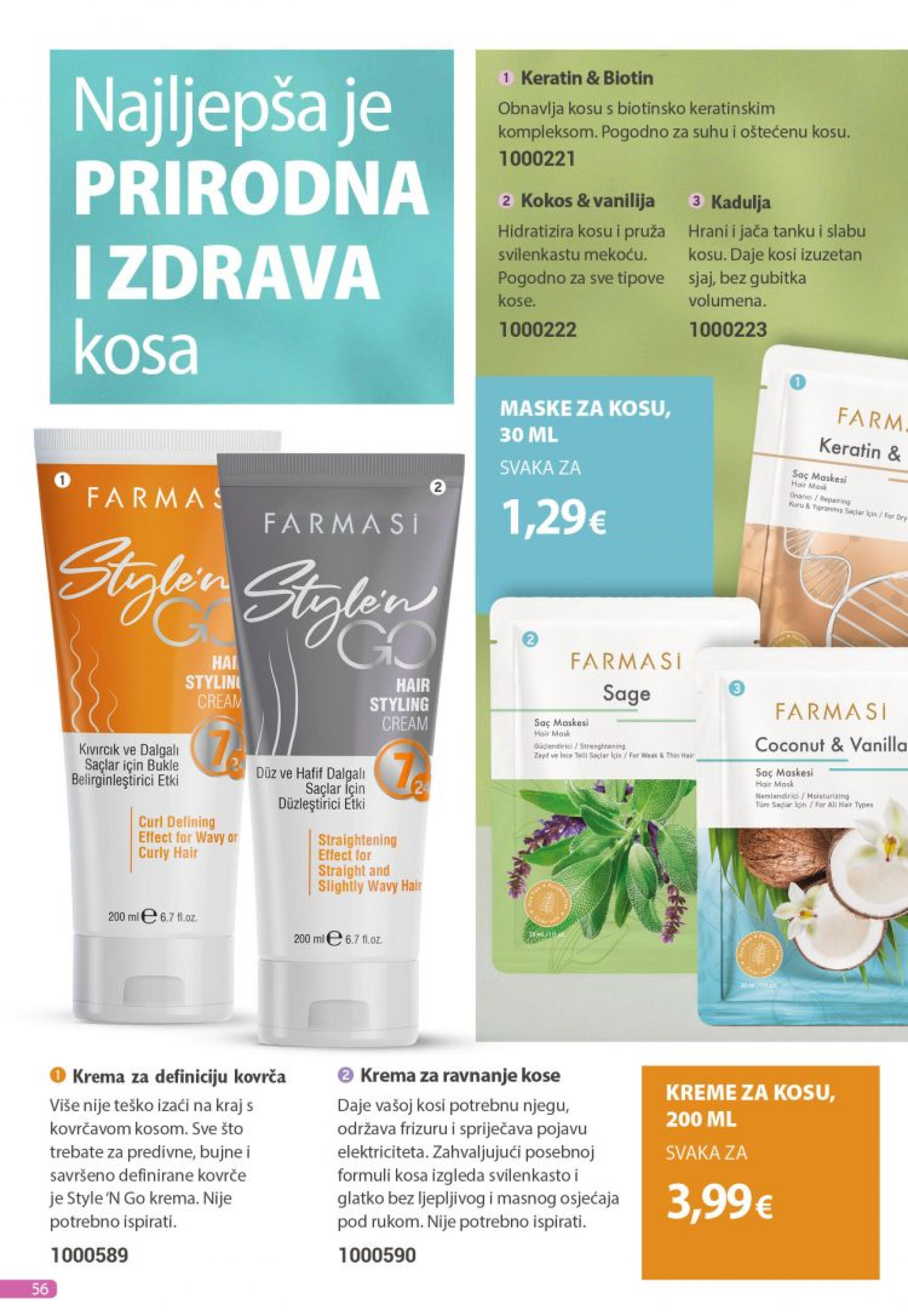 farmasi - Novi katalog Farmasi 01.08. - 31.08. - page: 56