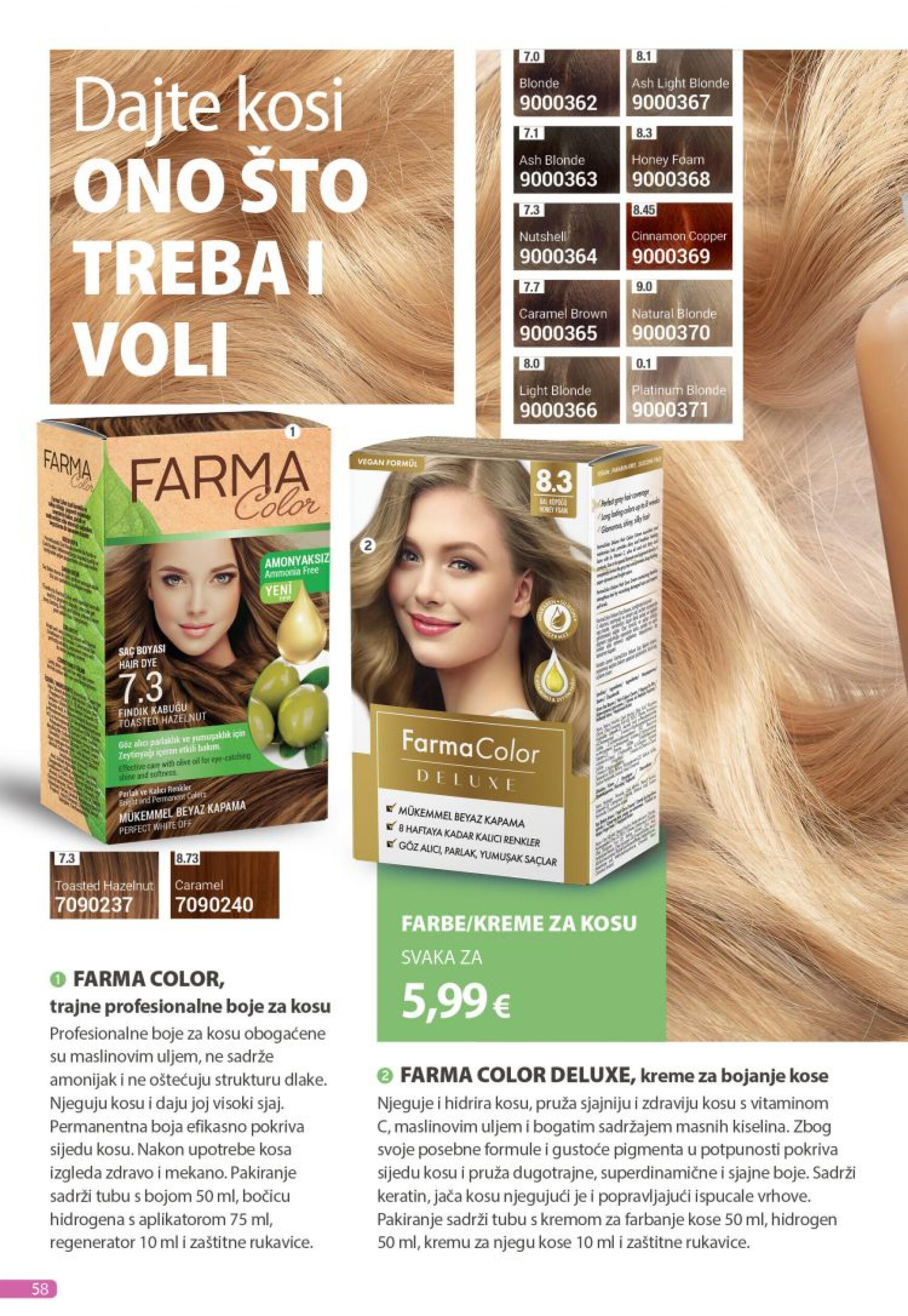 farmasi - Novi katalog Farmasi 01.08. - 31.08. - page: 58