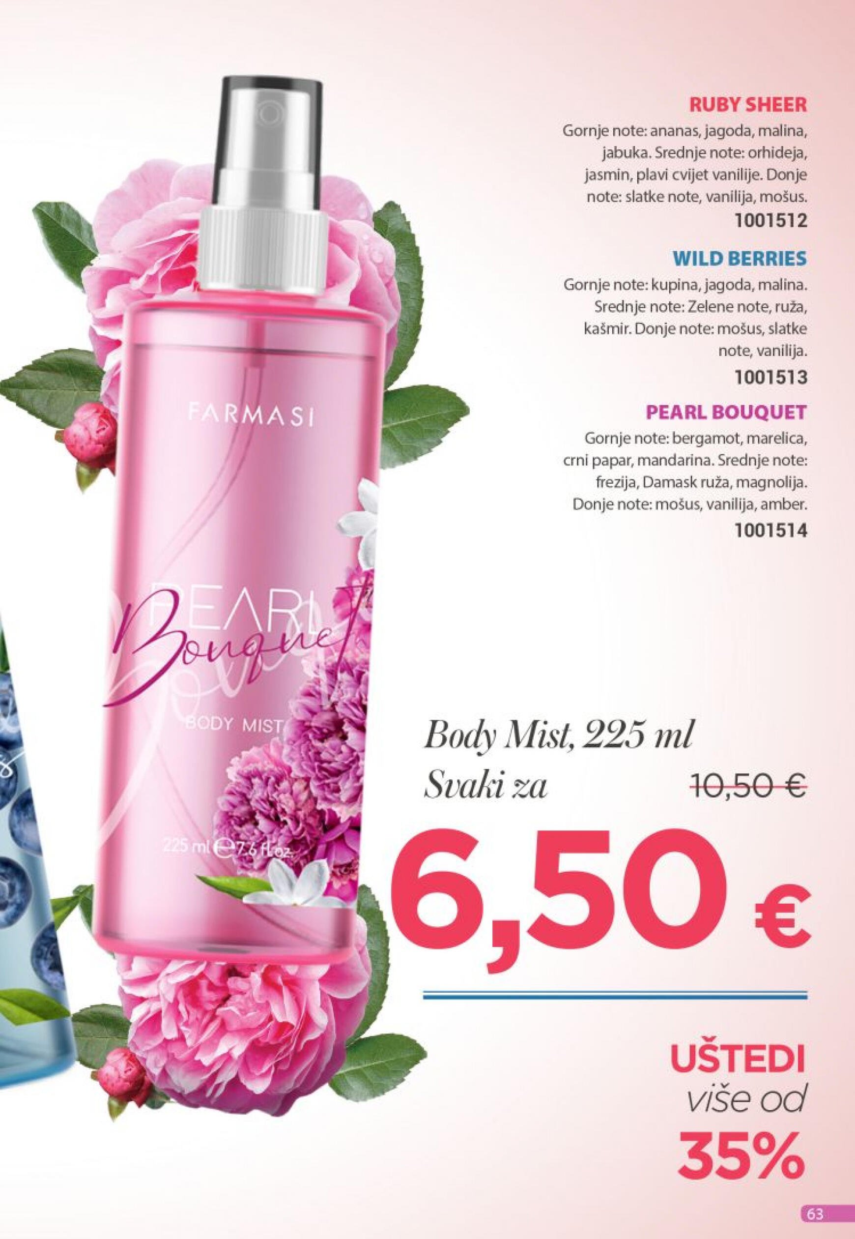 farmasi - Novi katalog Farmasi 01.08. - 31.08. - page: 63