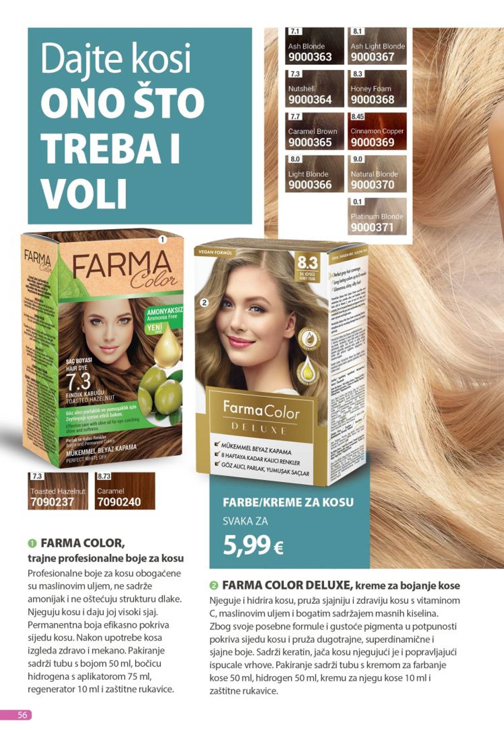 farmasi - Novi katalog Farmasi 01.09. - 30.09. - page: 56