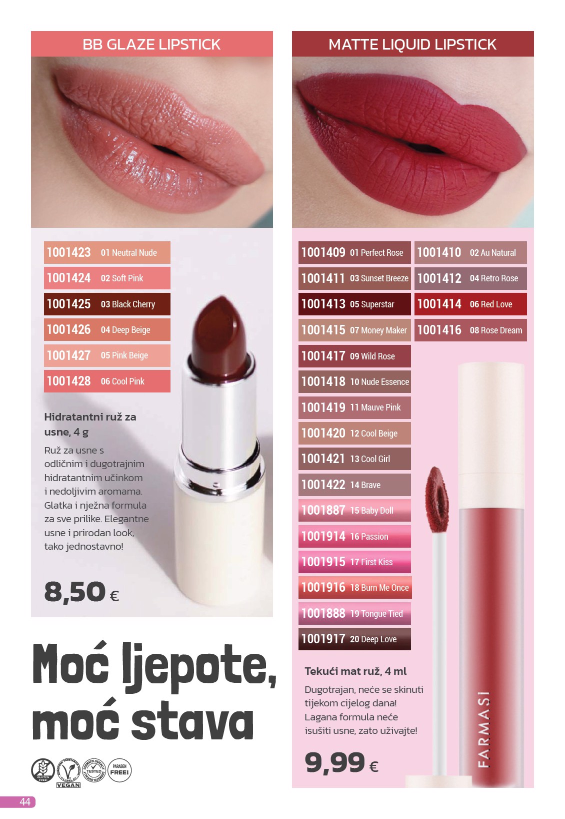 farmasi - Farmasi katalog vrijedi od 01.05. do 31.05. - page: 44 farmasi - Farmasi katalog vrijedi od 01.05. do 31.05. - page: 44