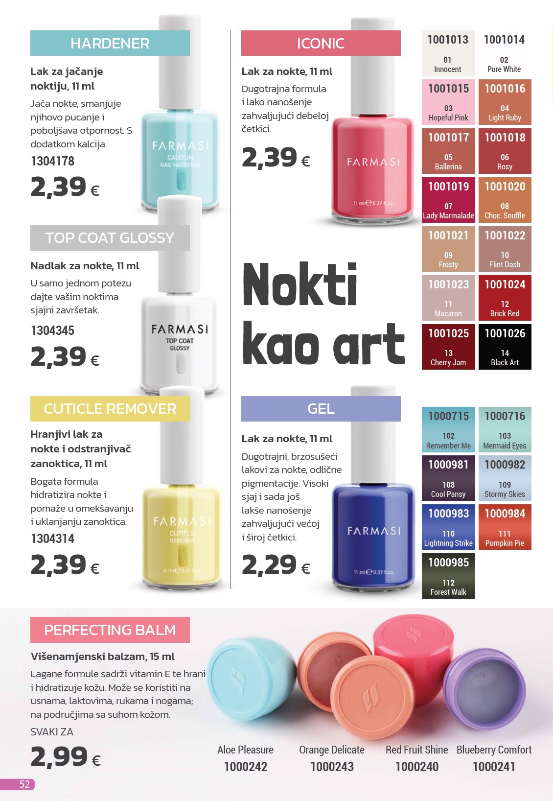 farmasi - Farmasi katalog vrijedi od 01.05. do 31.05. - page: 52 farmasi - Farmasi katalog vrijedi od 01.05. do 31.05. - page: 52